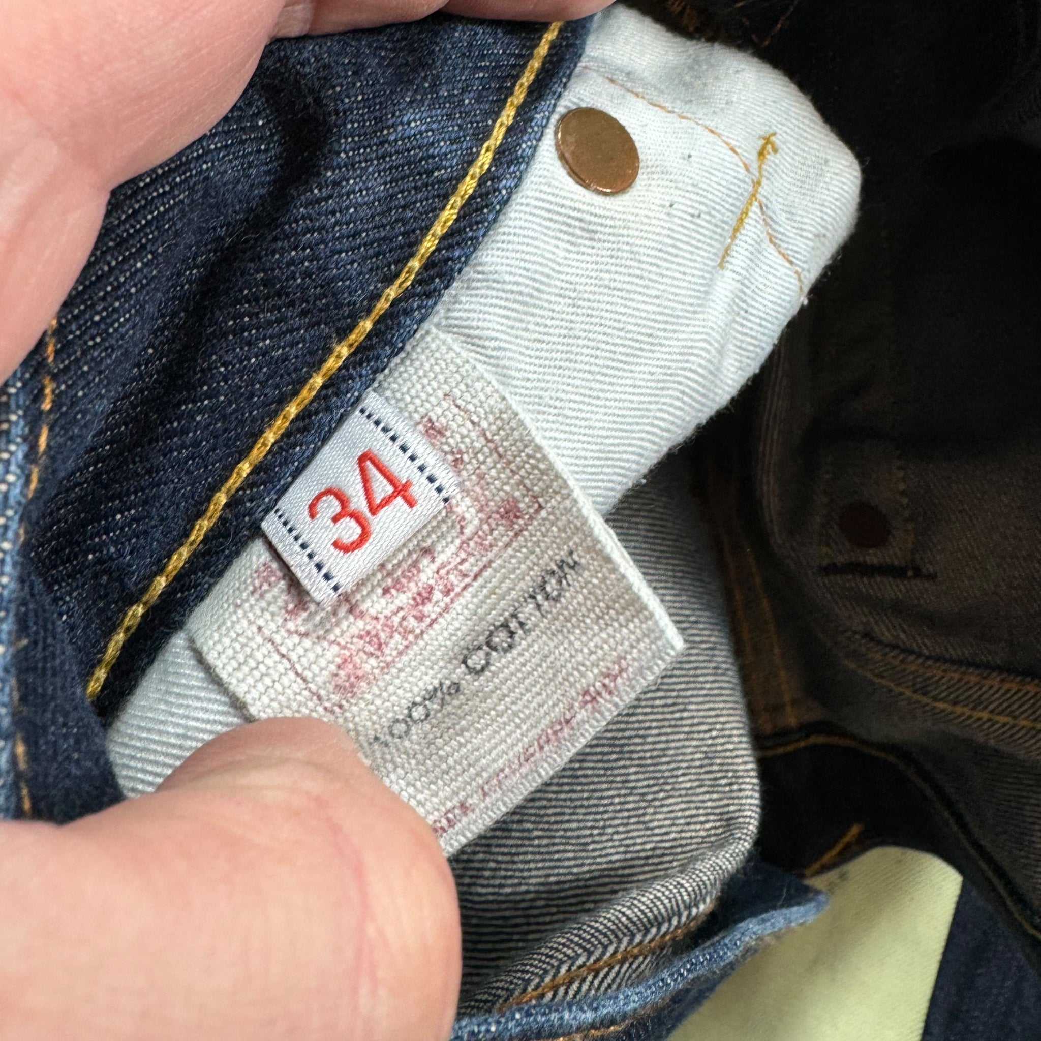Jean baggy Evisu Daicock (L)