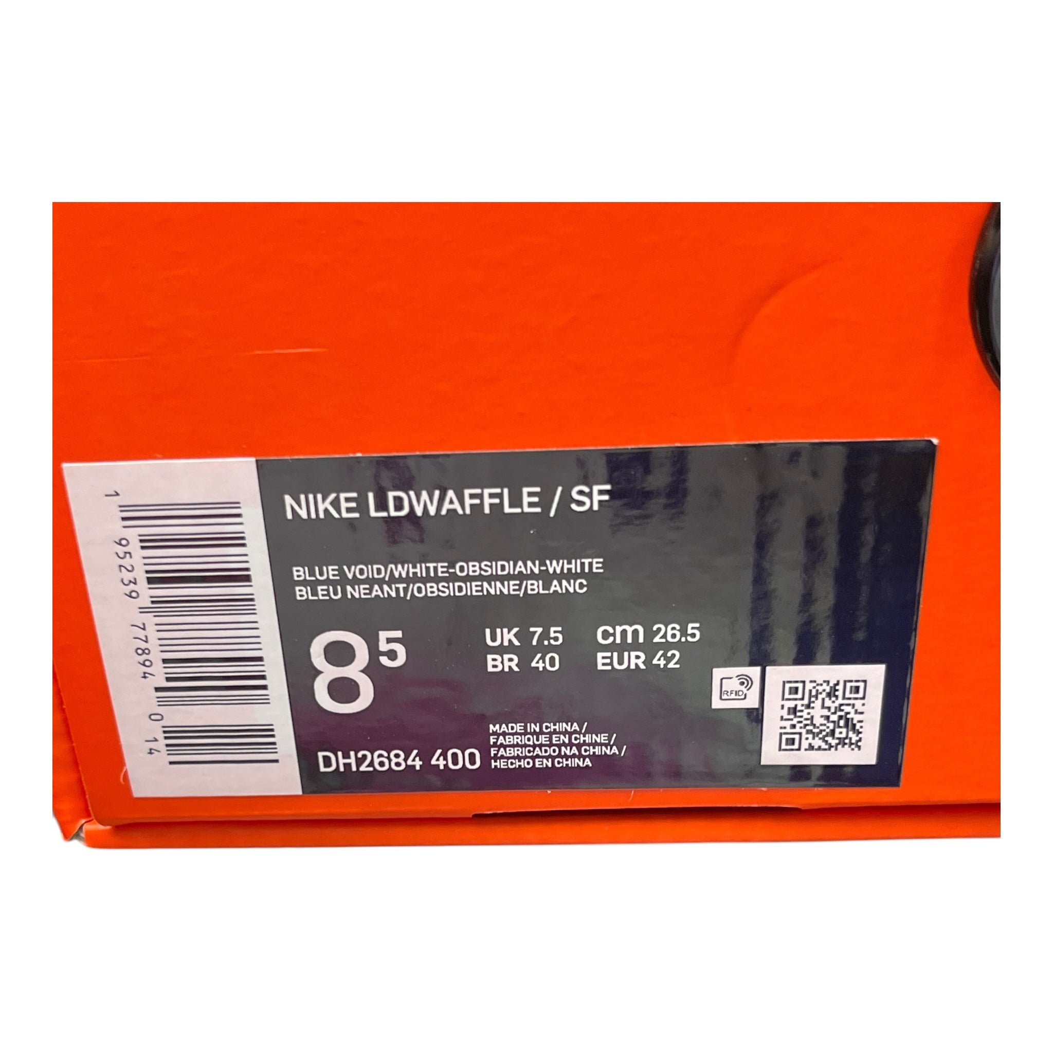 Nike LD Waffle Sacai Fragment Blau (42EU)