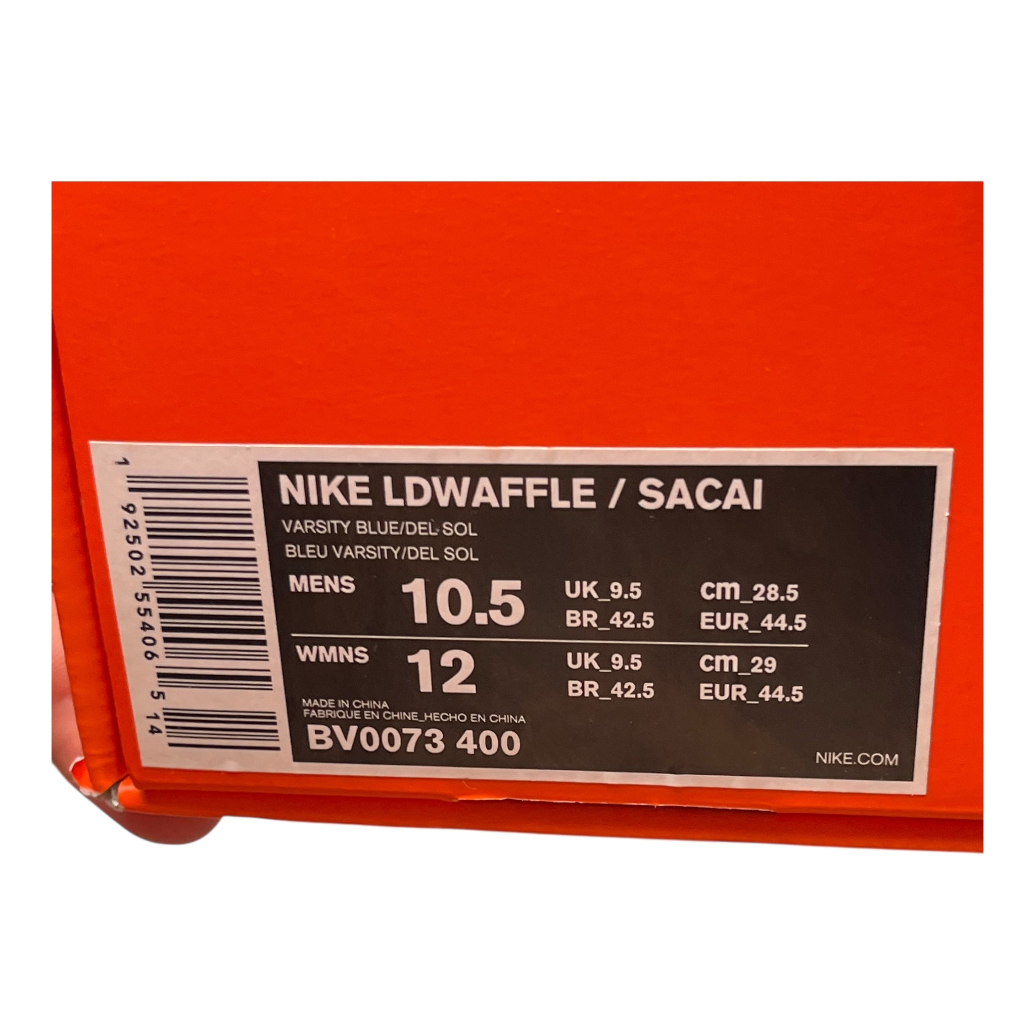 Nike LD Waffle Sacai Blue Multi (44.5EU)