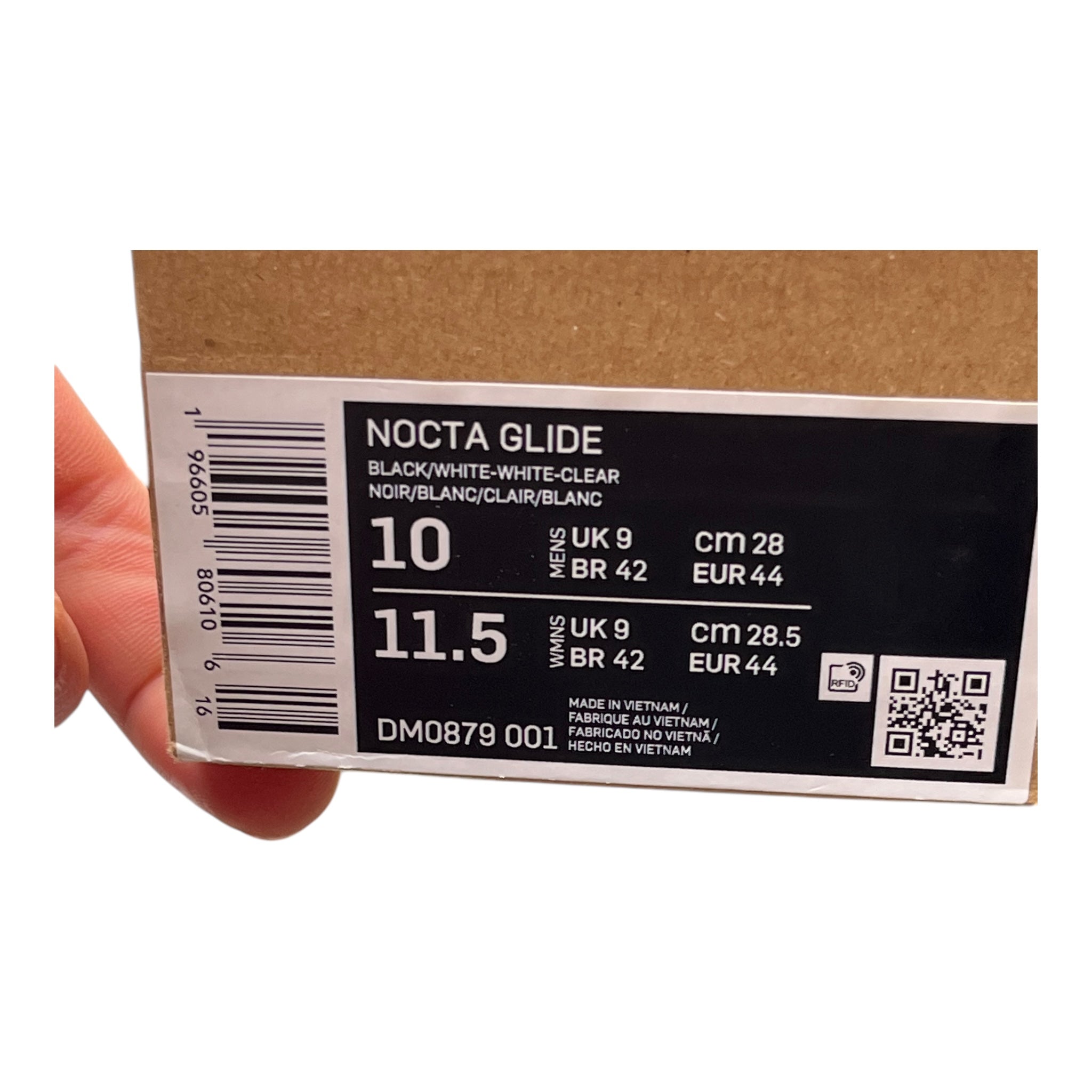 Nike Nocta Glide Black White (44EU)