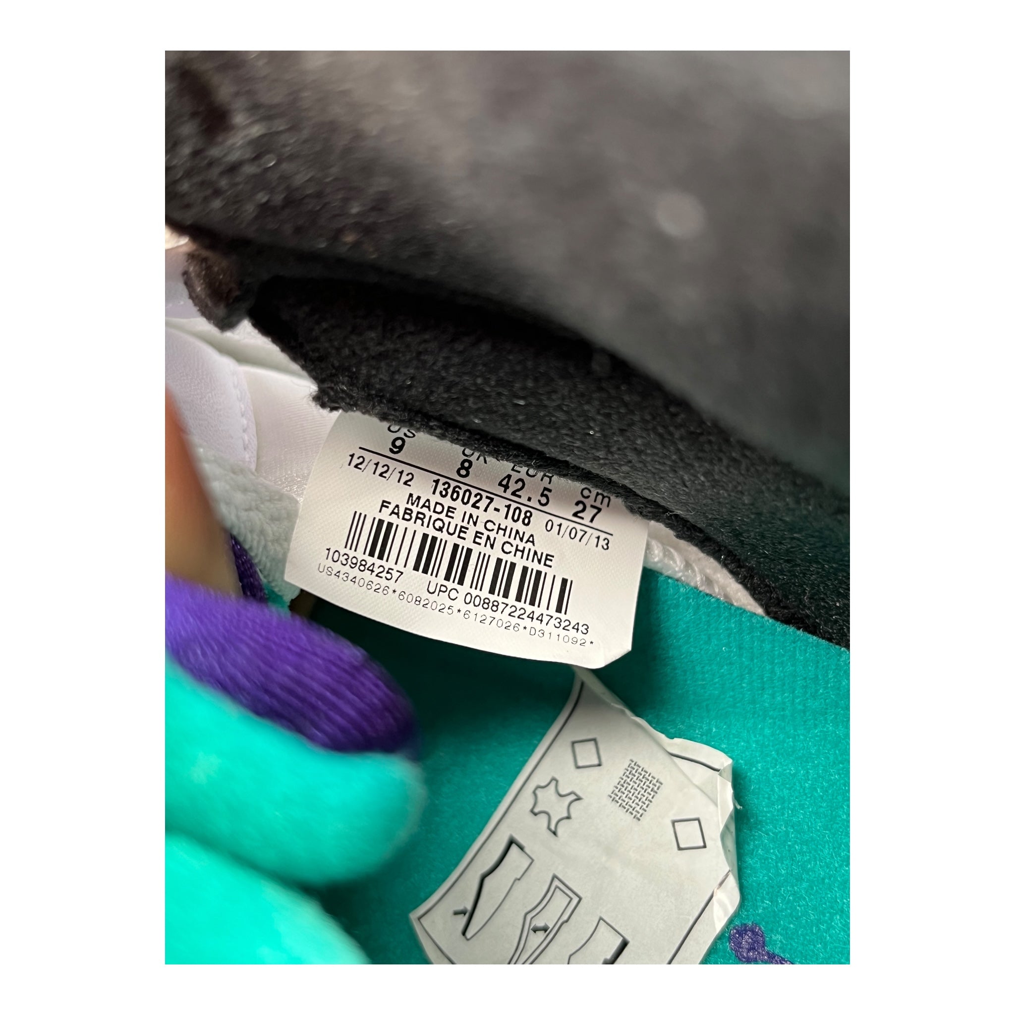 Jordan 5 Retro Grape (42.5EU)