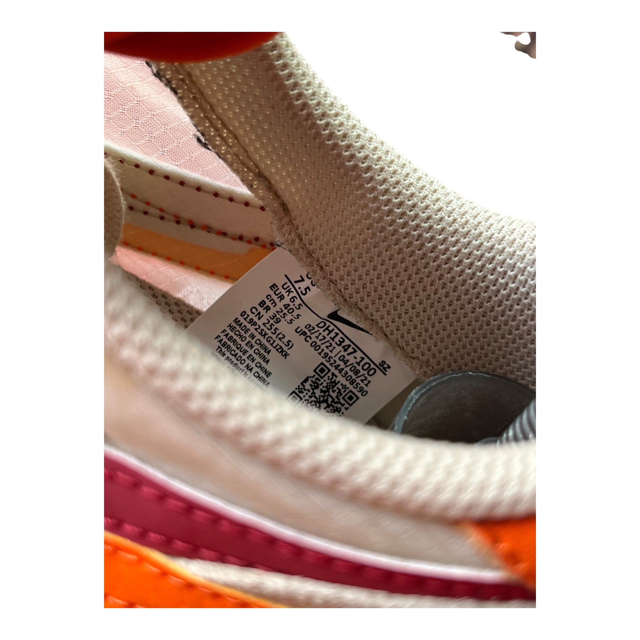 Nike LD Waffle Sacai Clot Net Orange Blaze (40.5EU)
