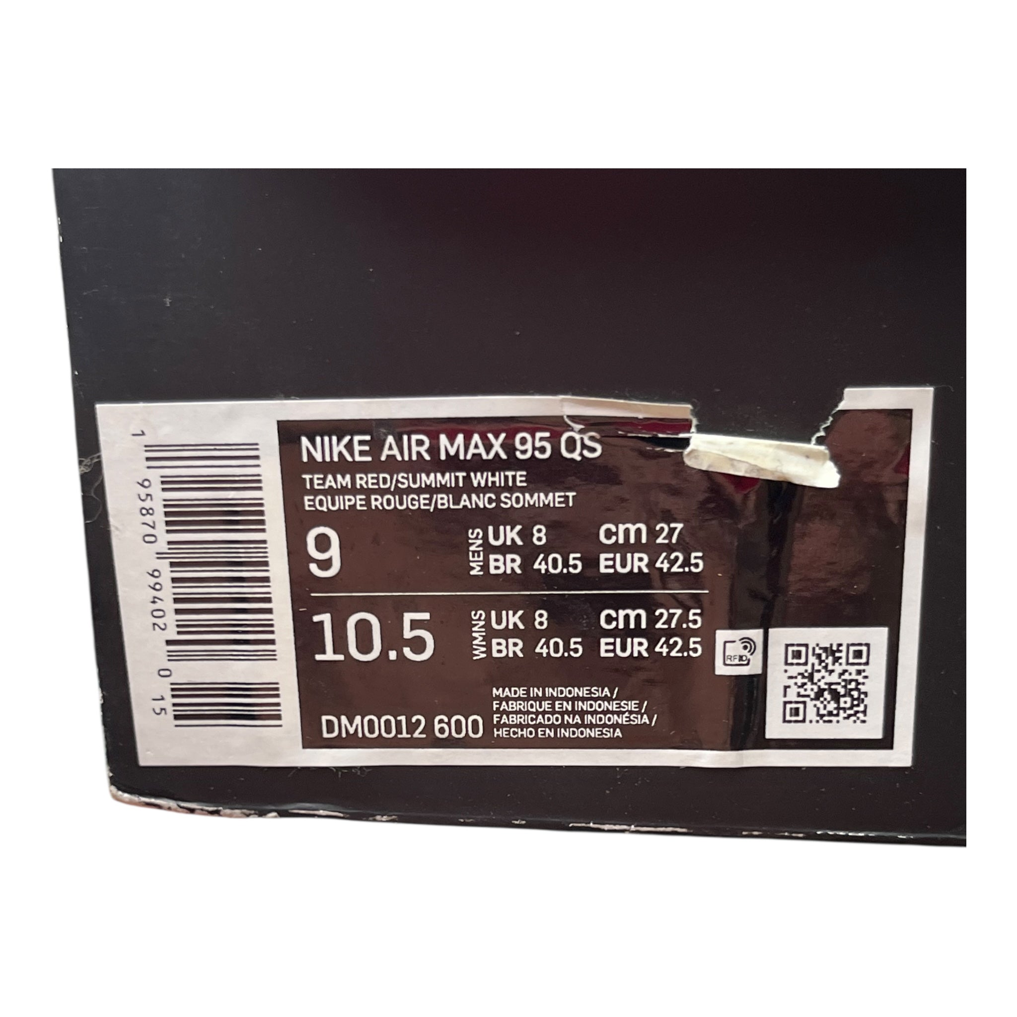 Nike Air Max 95 Anatomy Of Air (42.5EU)