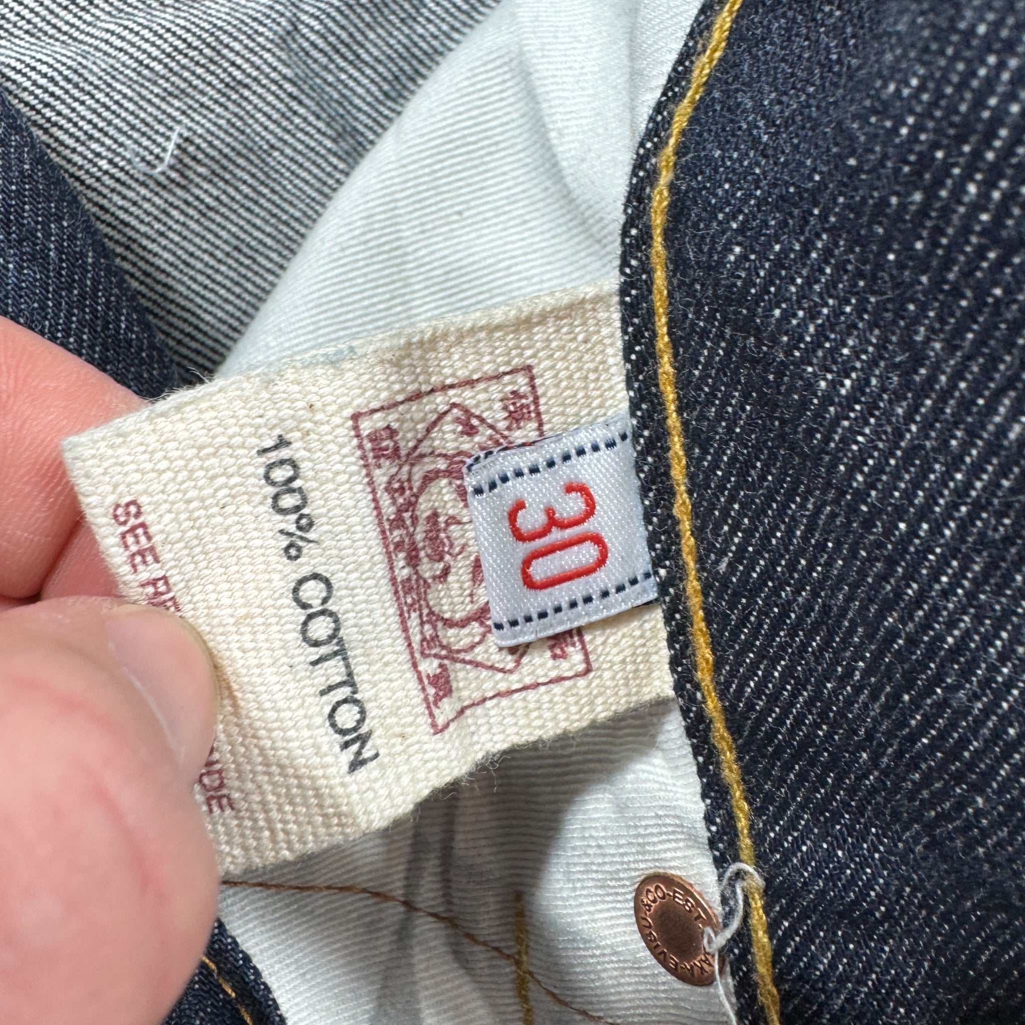 Jean baggy Evisu daicock (S)