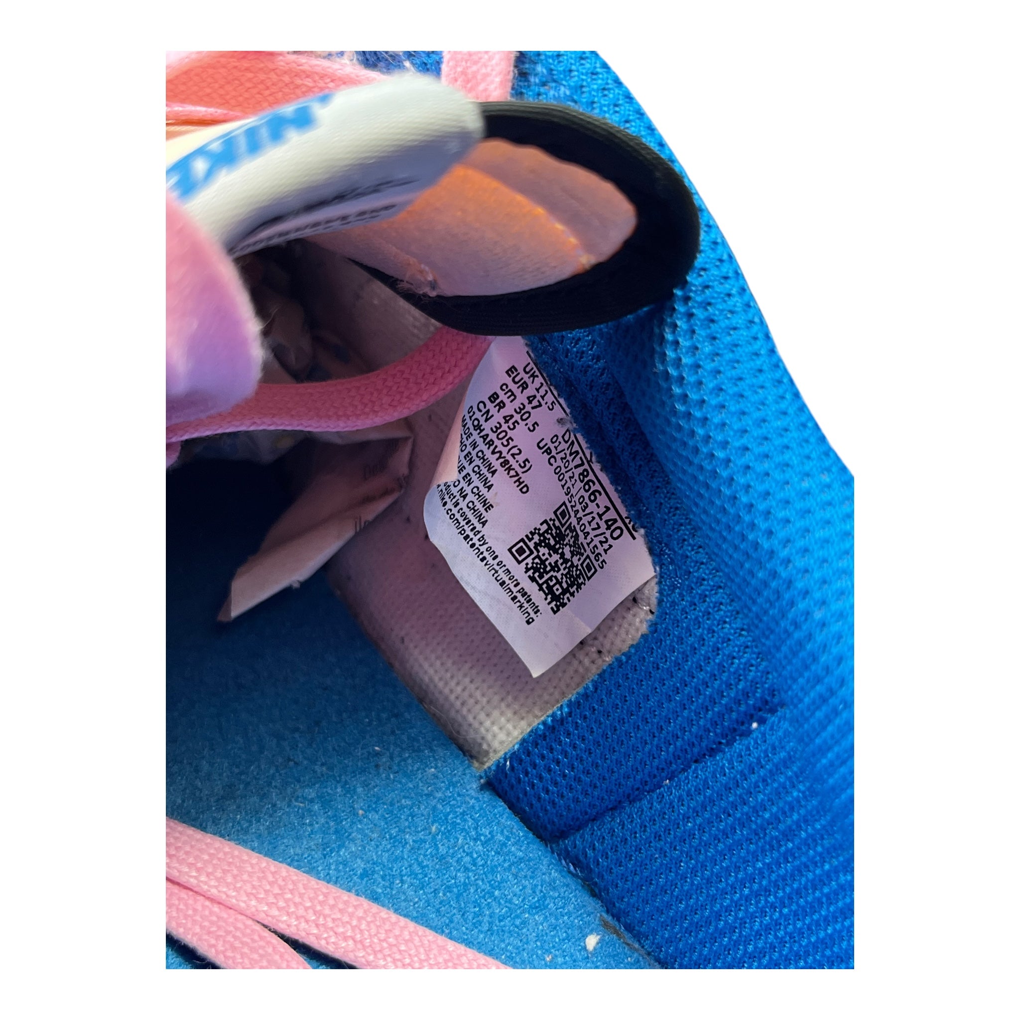 Jordan 1 Low Travis Scott Fragment Royal Blue (47EU)