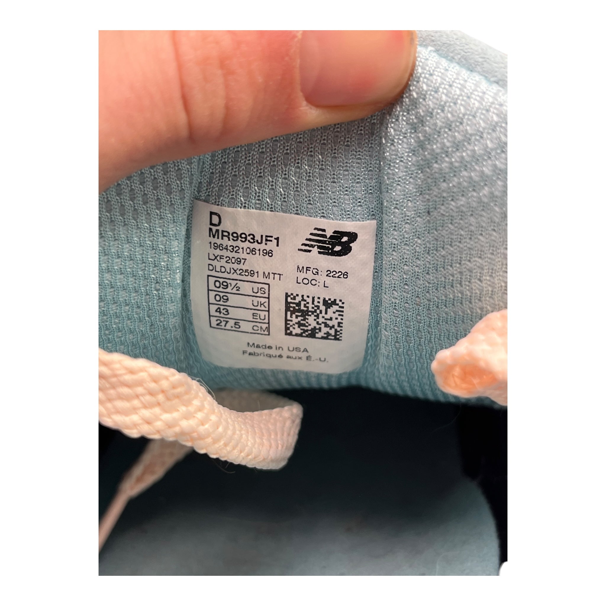 New Balance 993 Joe Freshgoods Artic Blue (43EU)