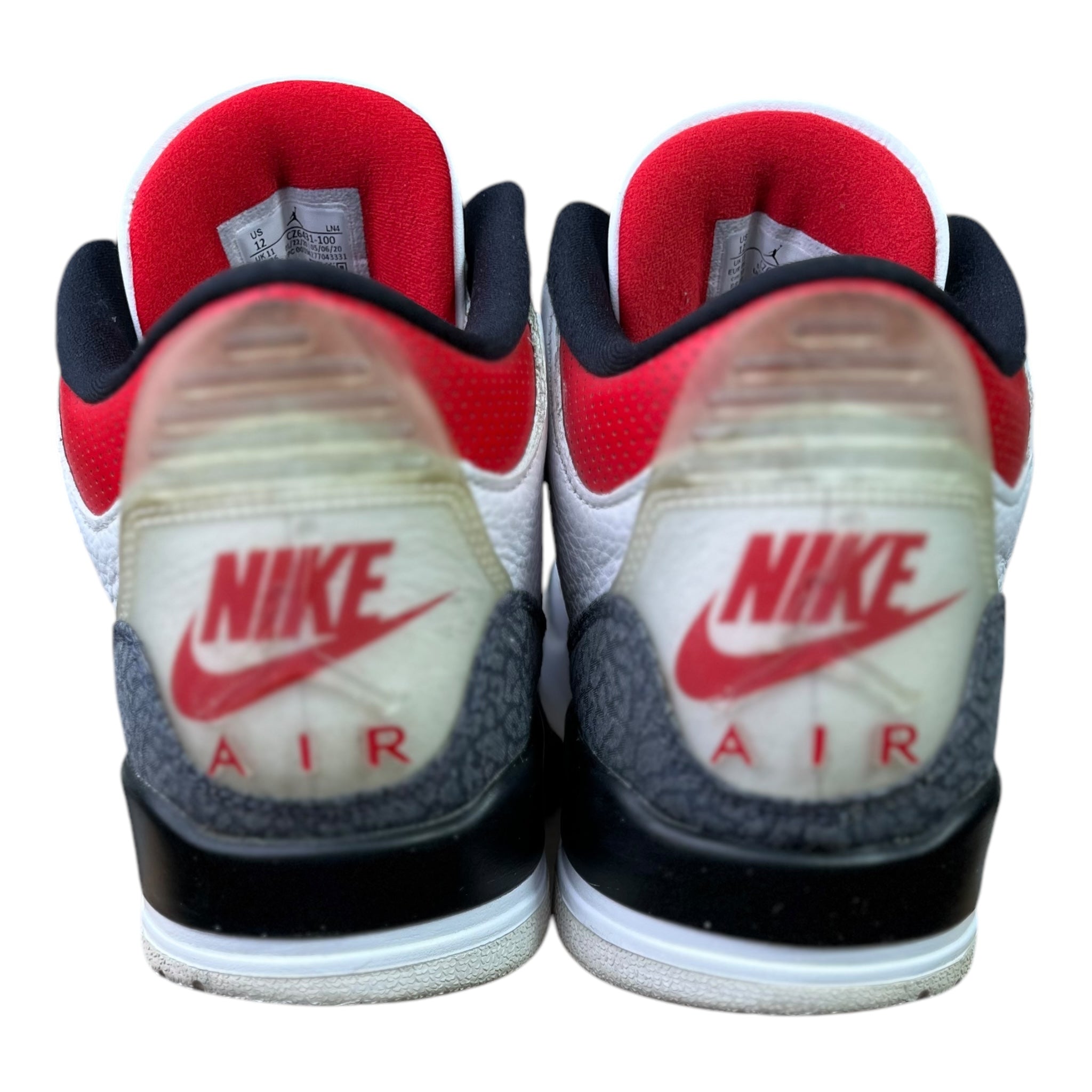 Jordan 3 Retro Fire Red Denim (46EU)
