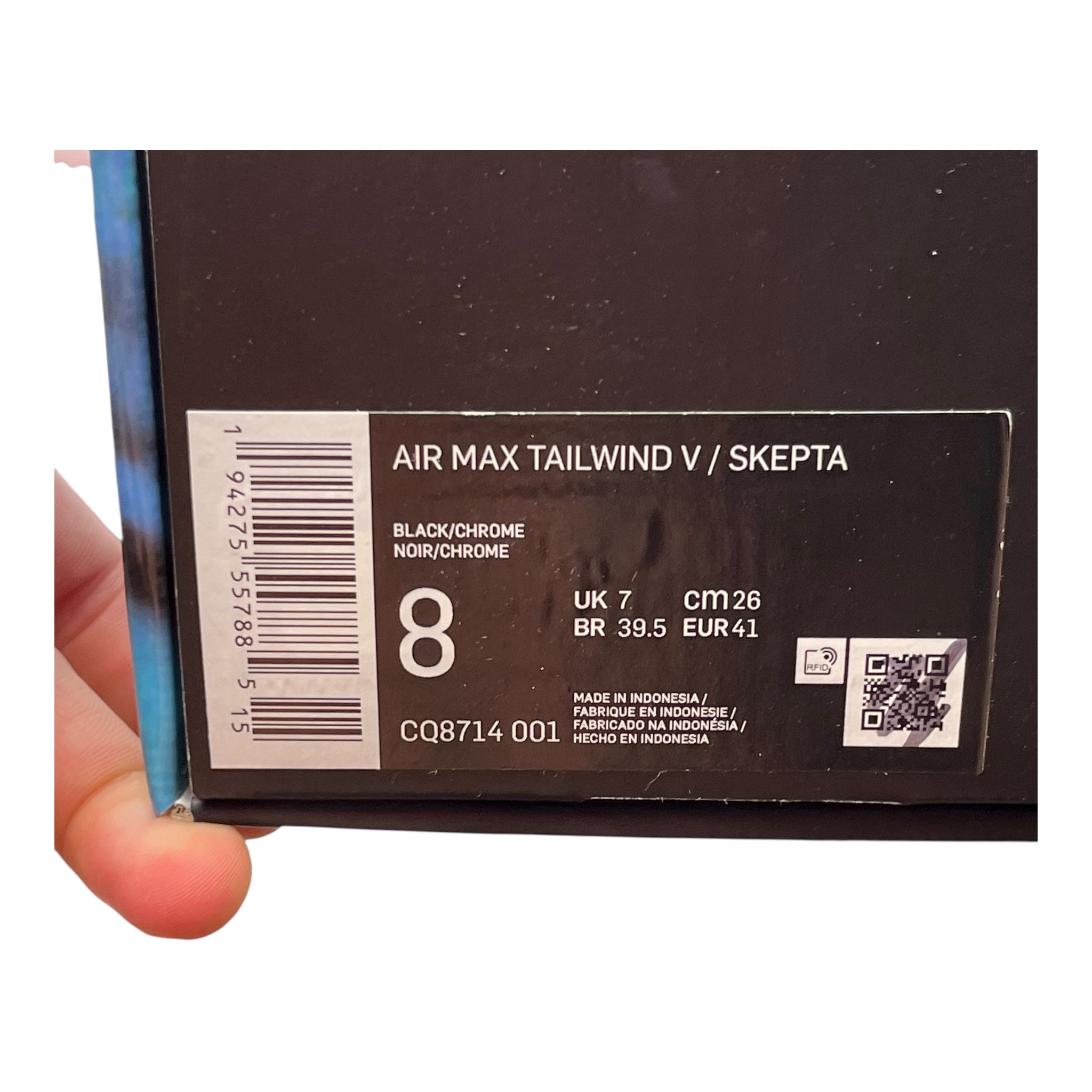 Nike Air Max Tailwind 5 Skepta Chrome Blue (41EU)