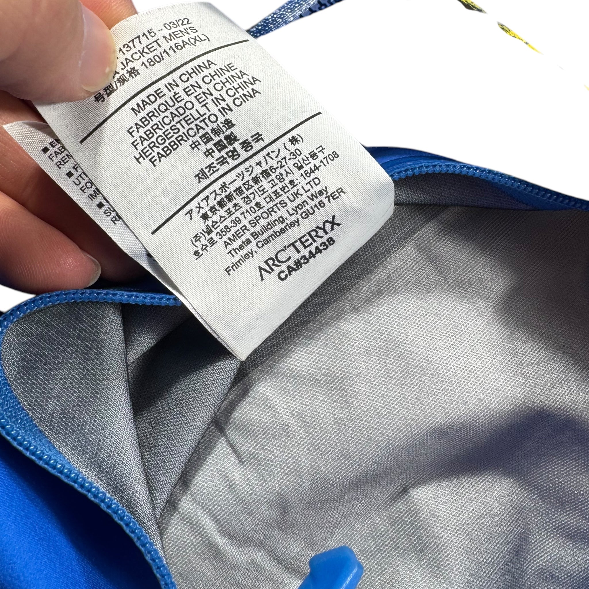 Veste Arc’teryx goretex (XL)
