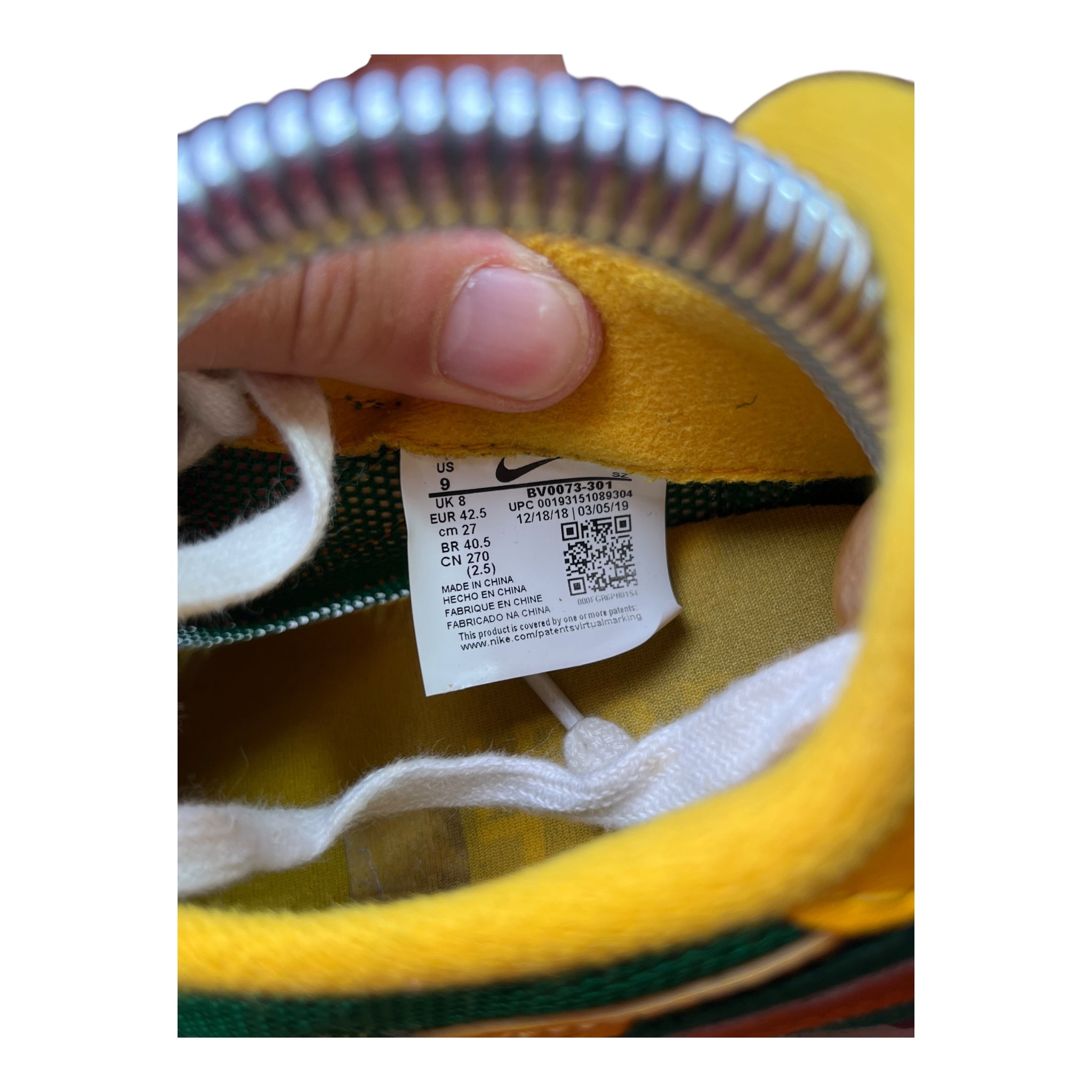 Nike LD Waffle Sacai Pine Green Del Sol (42.5EU)