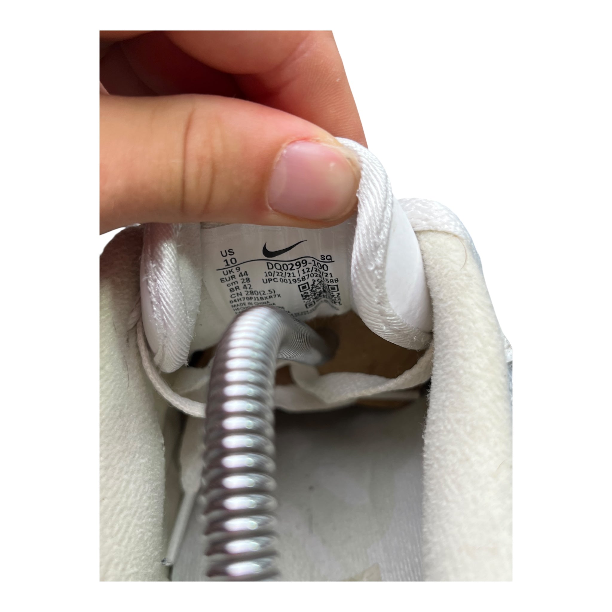 Nike Air Max 1 Patta Waves White (44EU)