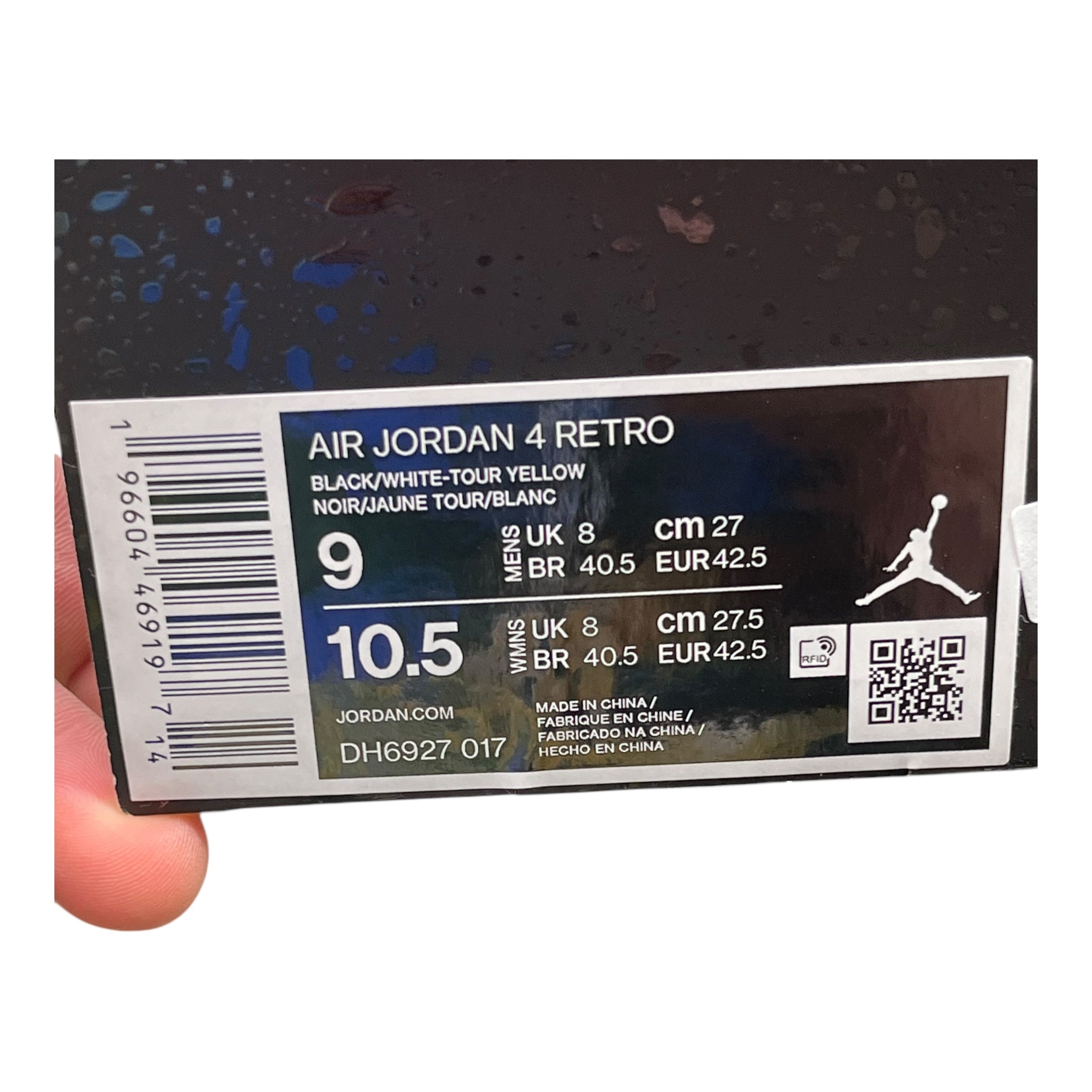 Jordan 4 Retro Gelb Donner (42.5EU)