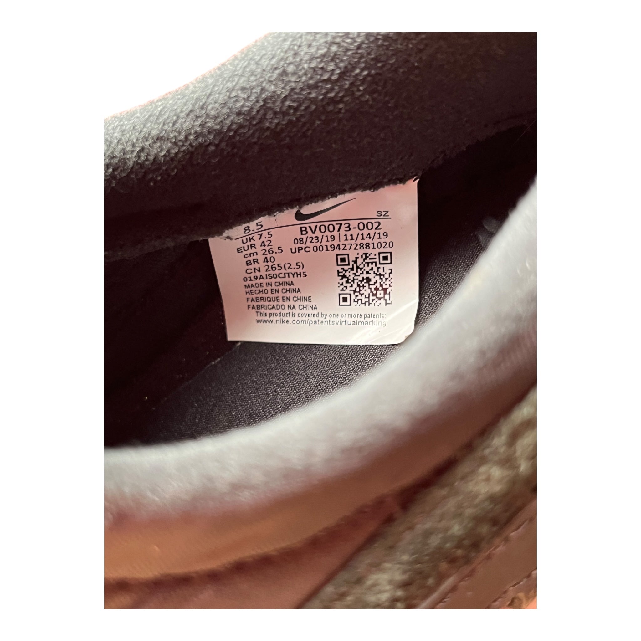 Nike LD Waffle Sacai Black Nylon (42EU)