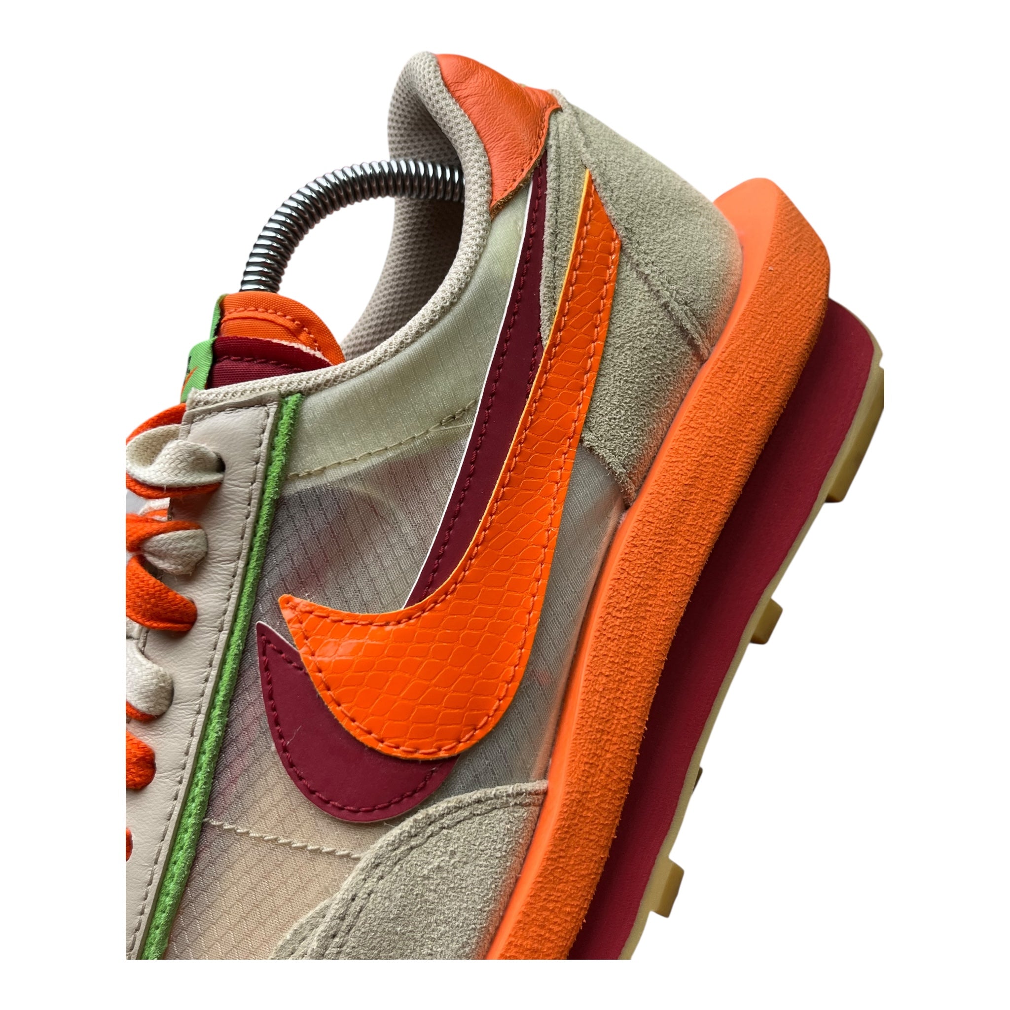 Nike LD Waffle Sacai Clot Net Orange Blaze (44.5EU)