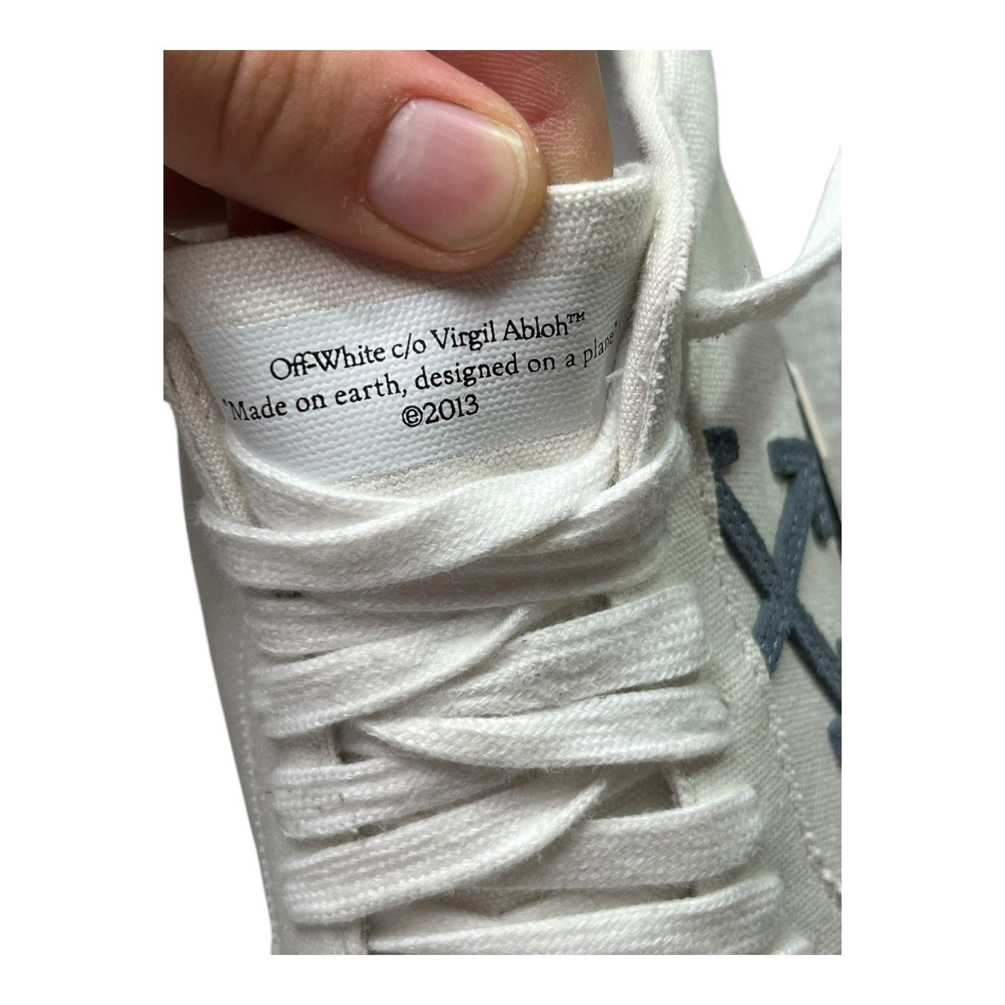 Off-White Vulcanized White Black (44EU)