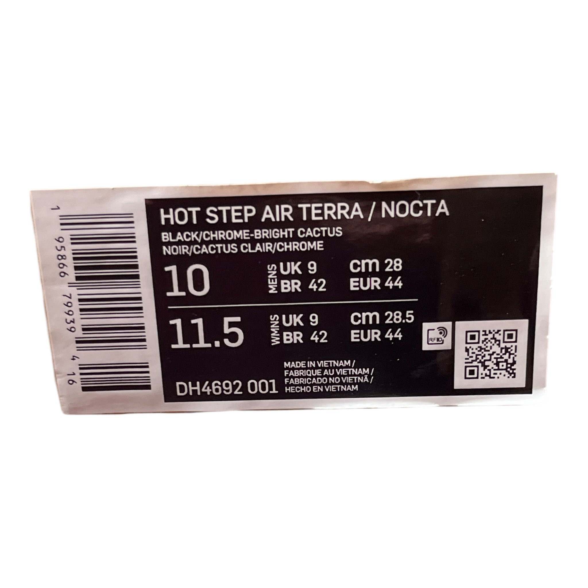 Nike Hot Step Air Terra Drake NOCTA Schwarz (44EU)