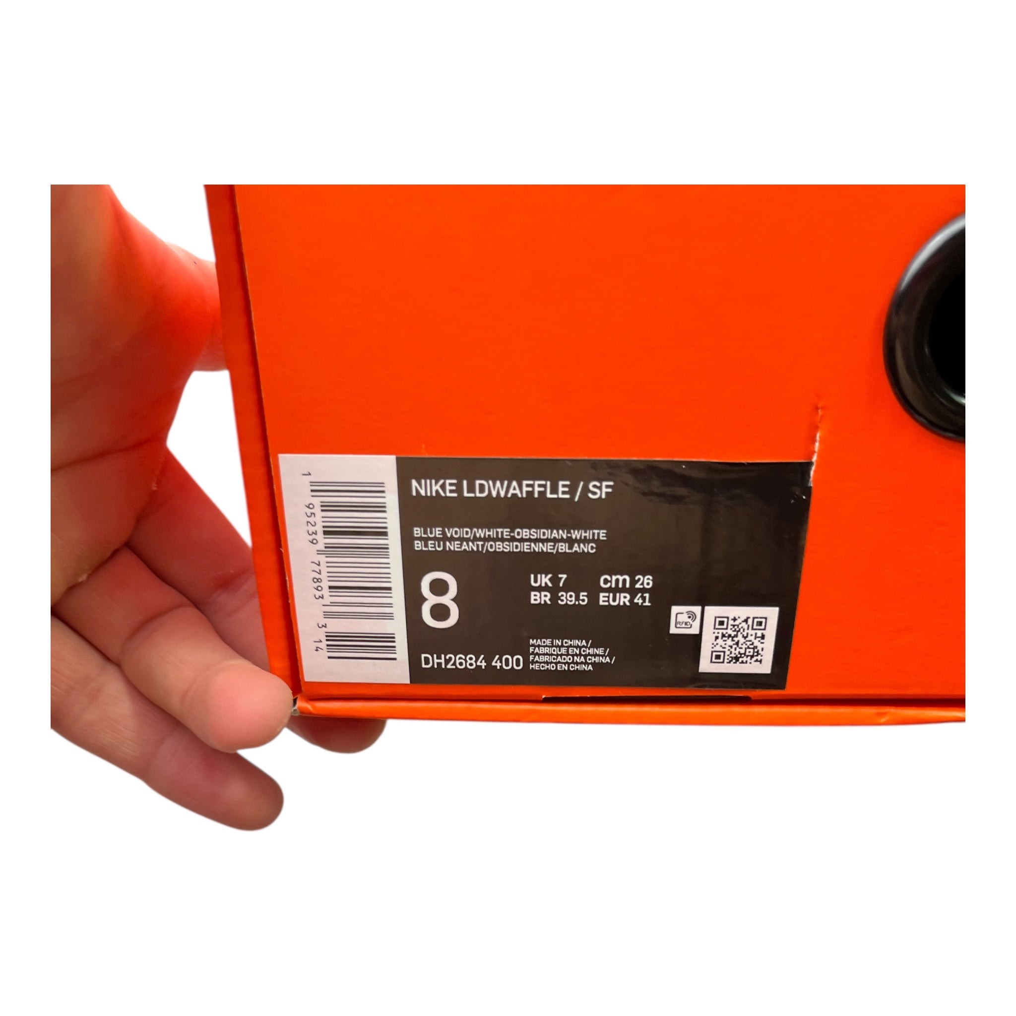 Nike LD Waffle Sacai Fragment Blue (41EU)