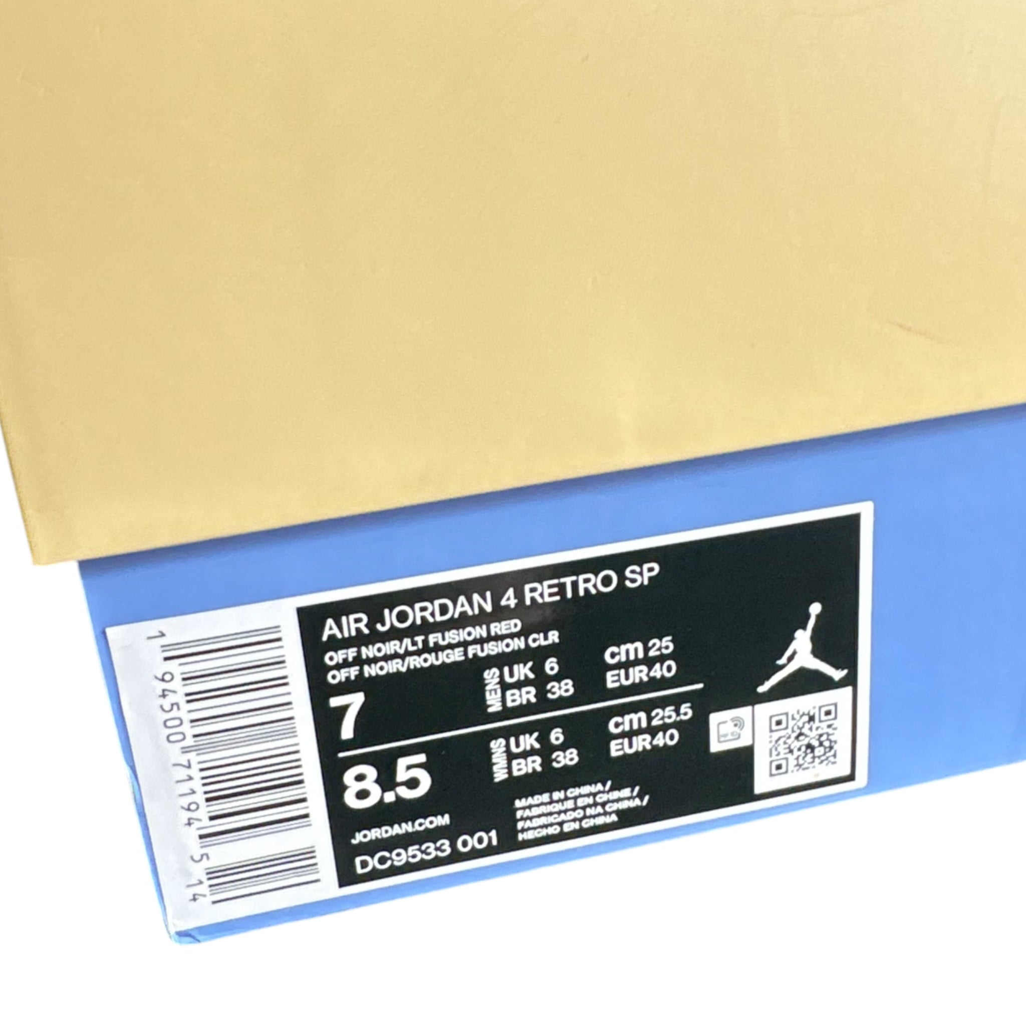 Jordan 4 Union (40EU)