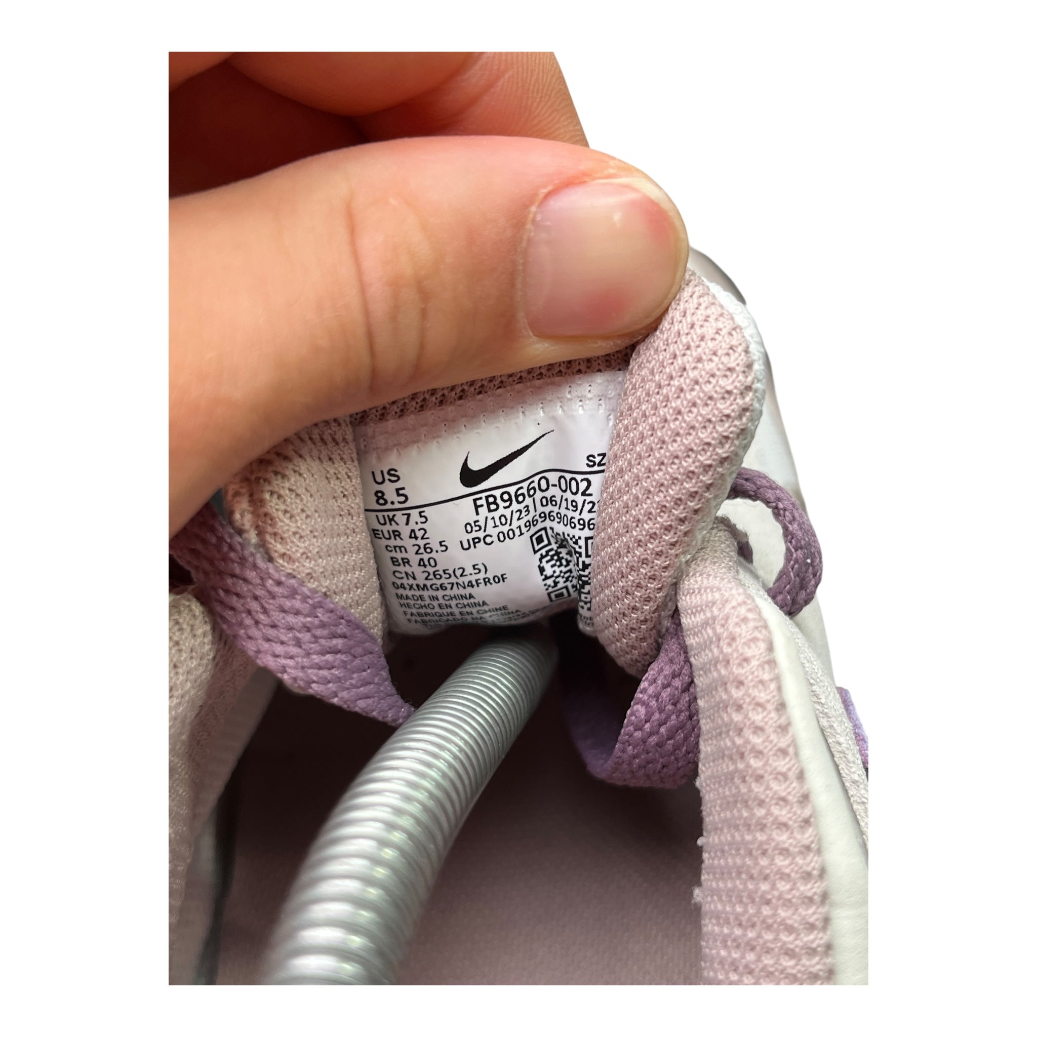 Nike Air Max 1 Light Bone Violet Dust (42EU)