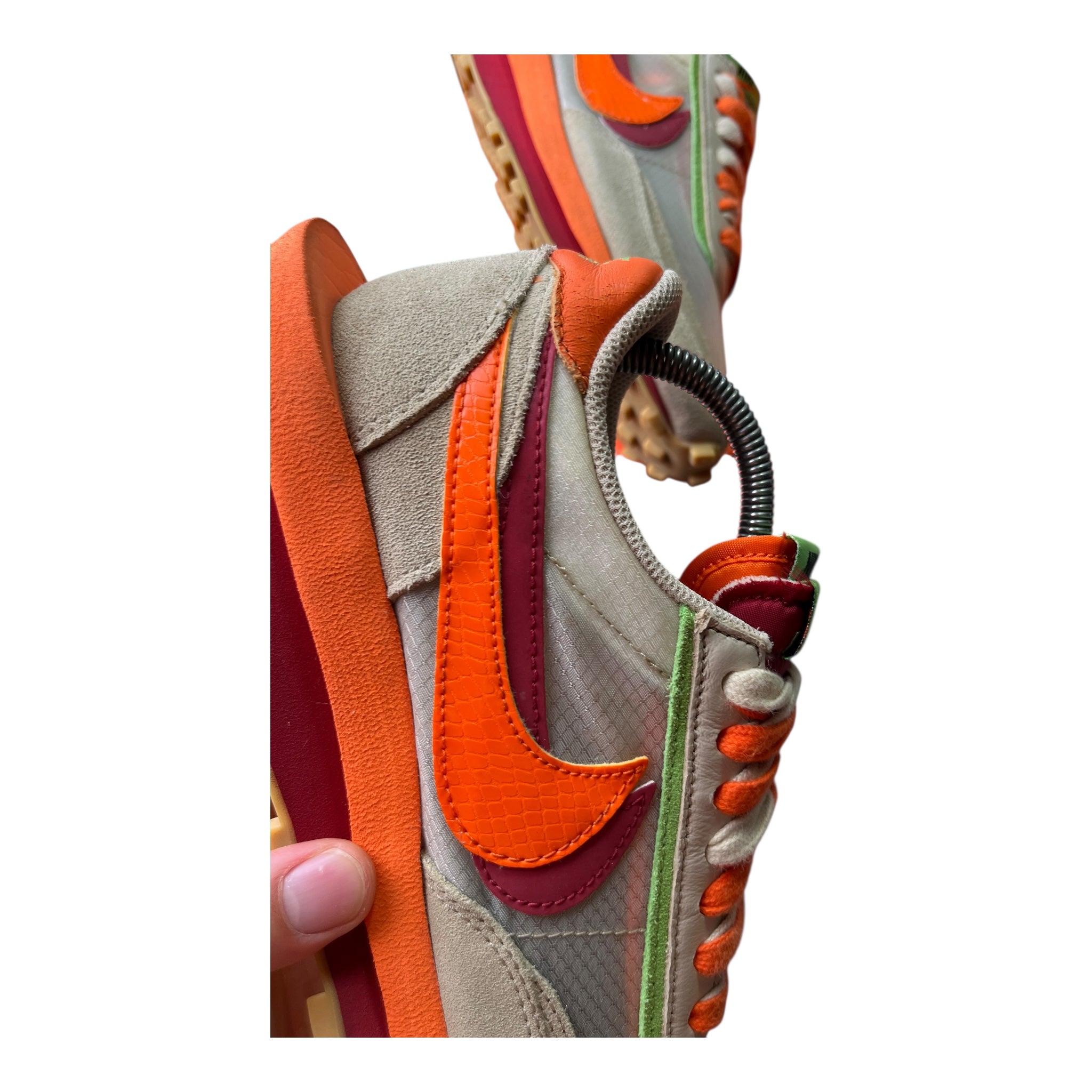 Nike LD Waffle Sacai Clot Net Orange Blaze (40.5EU)