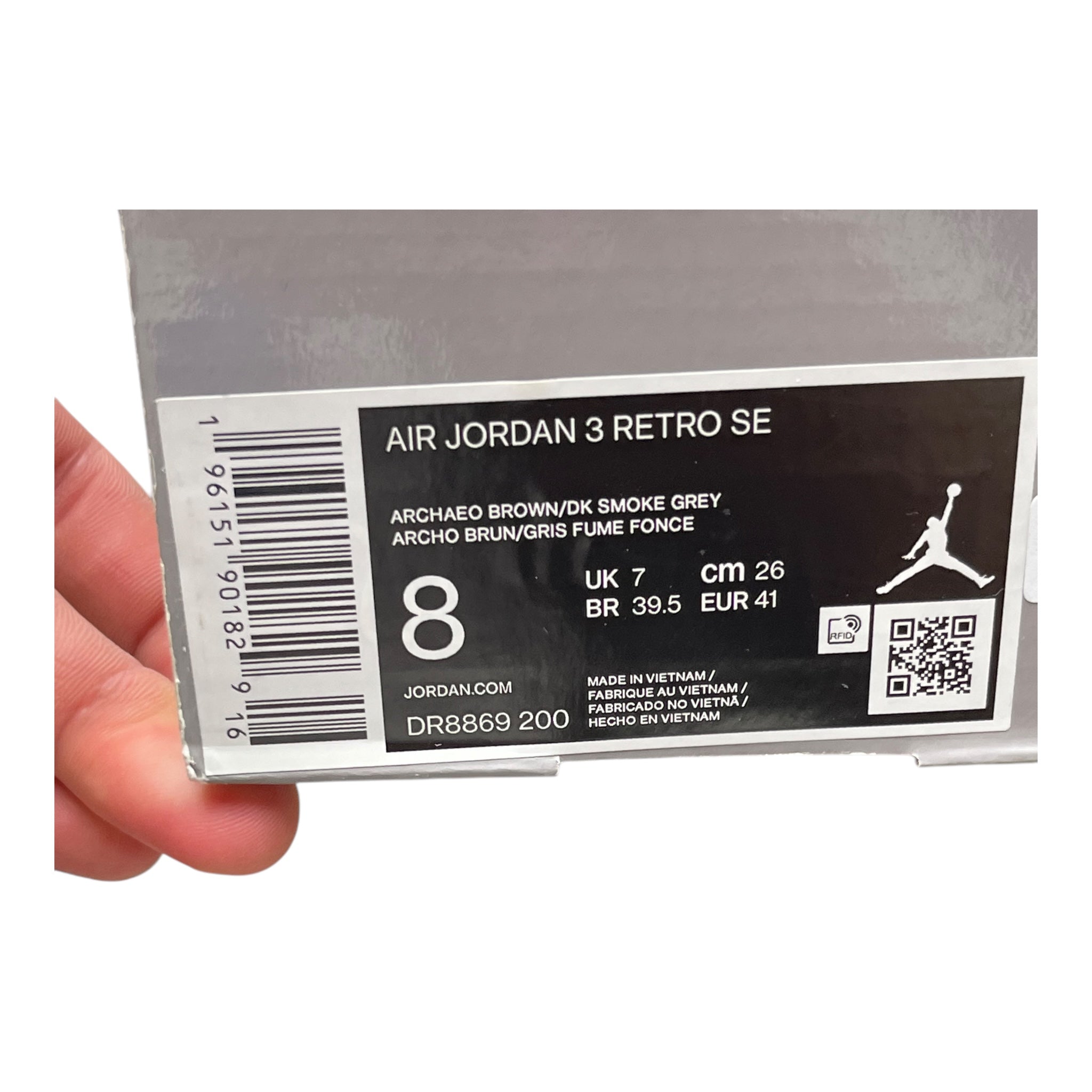 Jordan 3 Retro Winterized Archeo Brown (41EU)