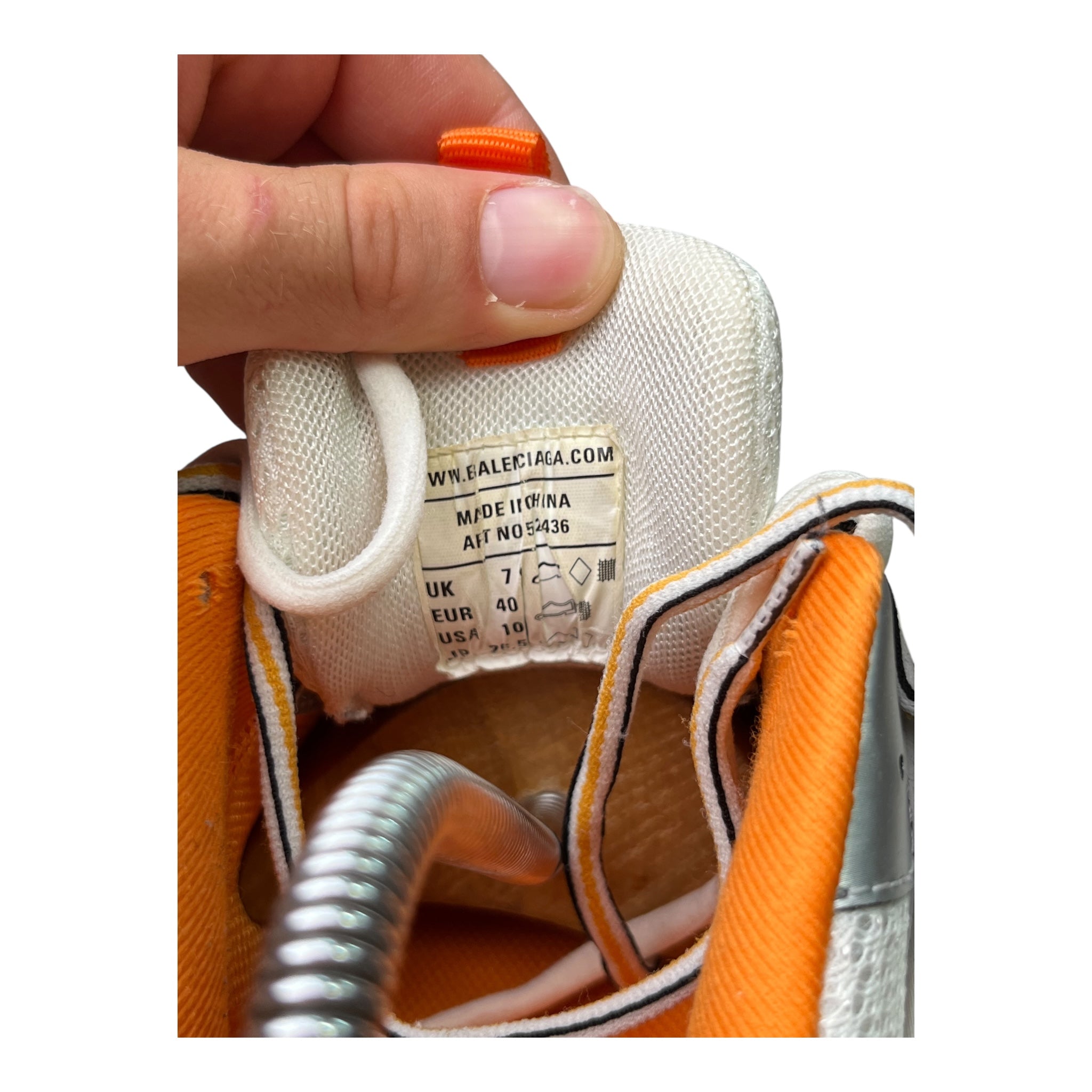 Balenciaga Track White Orange (40EU)