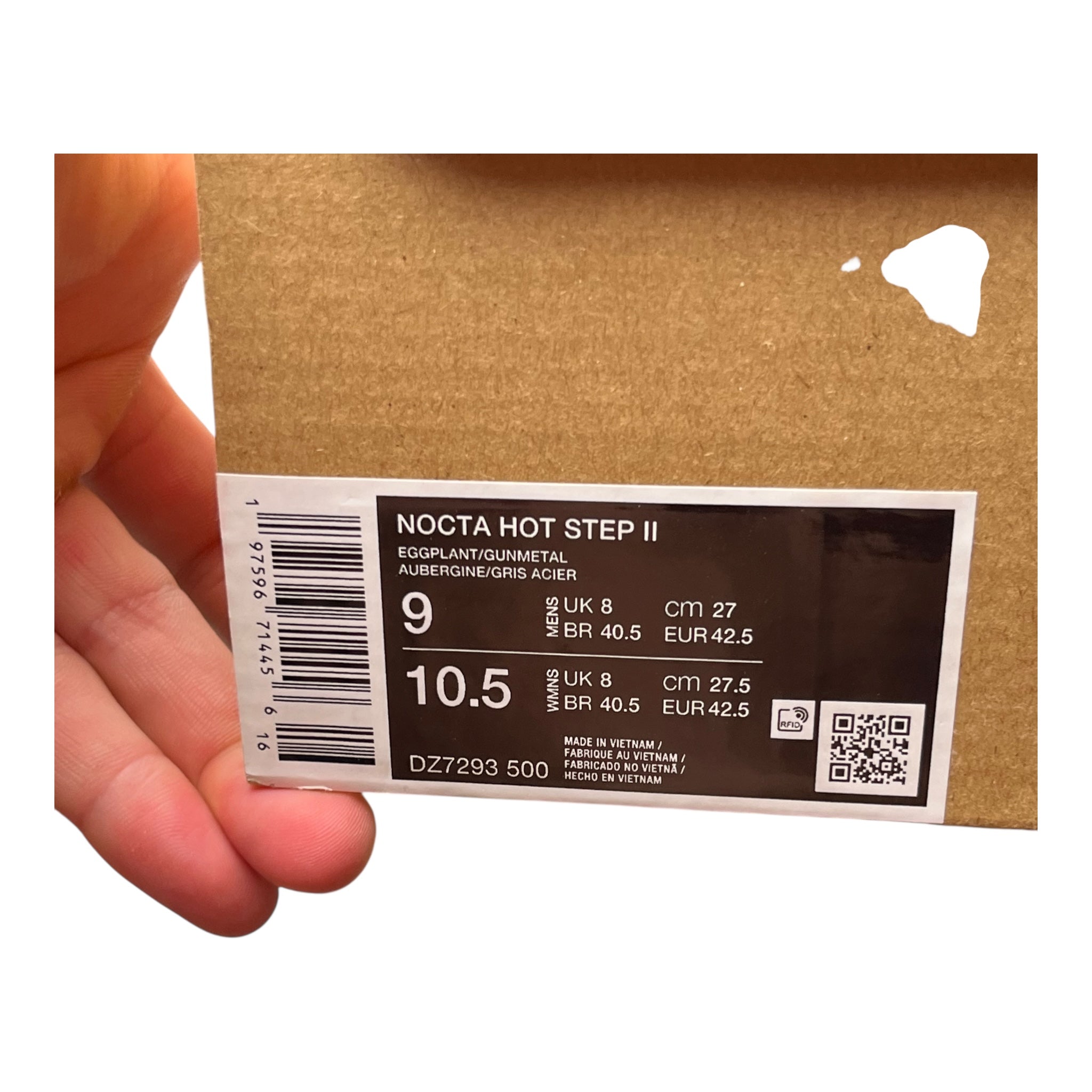 Nike Hot Step 2 Drake Nocta Eggplant (42.5EU)