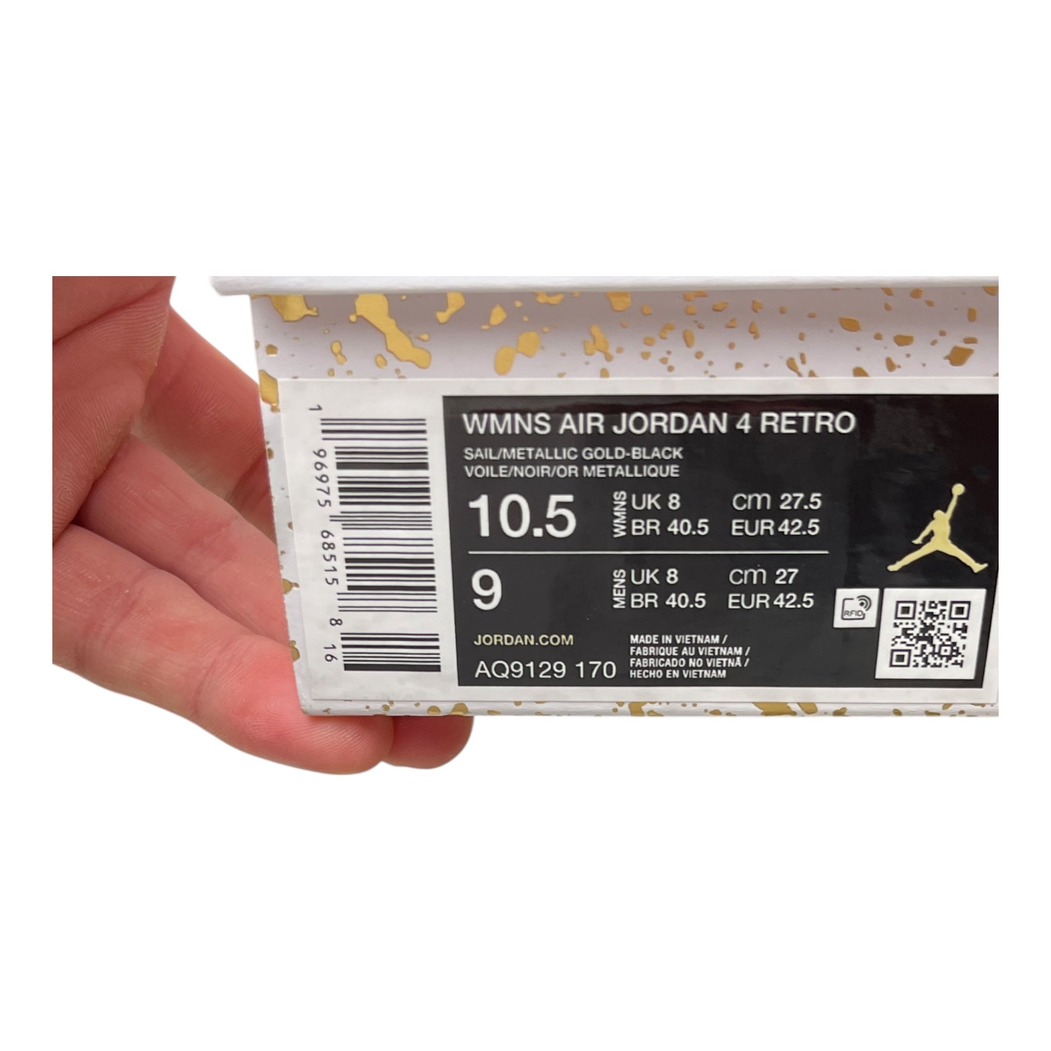 Jordan 4 Retro Metallic Gold (42.5EU)