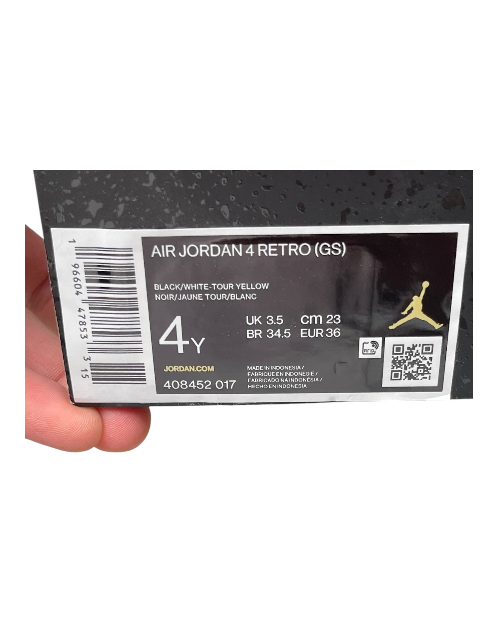 Jordan 4 Retro Yellow Thunder (36EU)