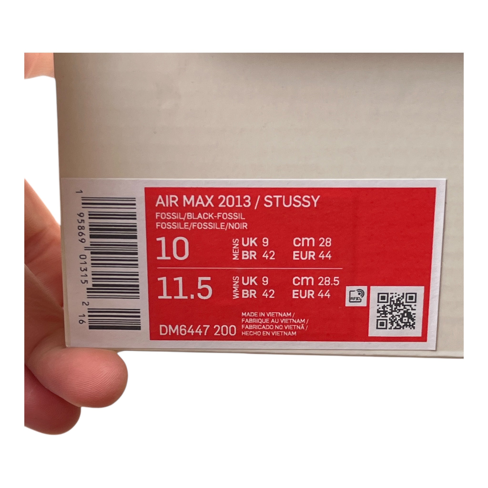Nike Air Max 2013 Stussy Fossil (44EU)