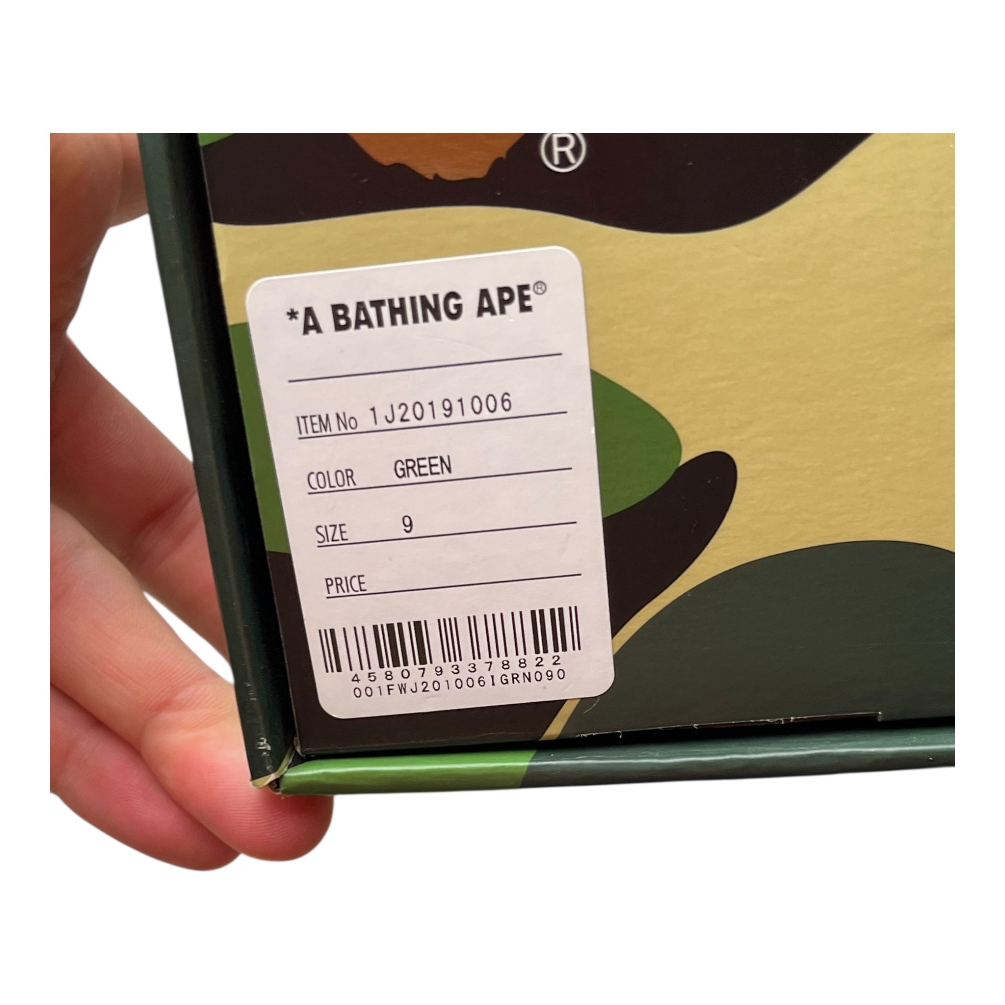 A Bathing Ape Bape Sta White Mint (42.5EU)