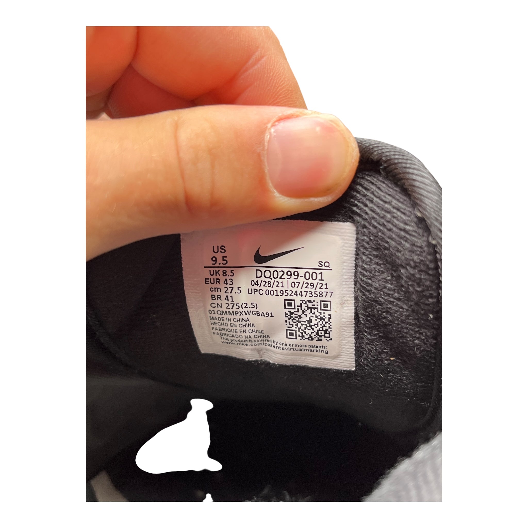 Nike Air Max 1 Patta Waves Black (43EU)