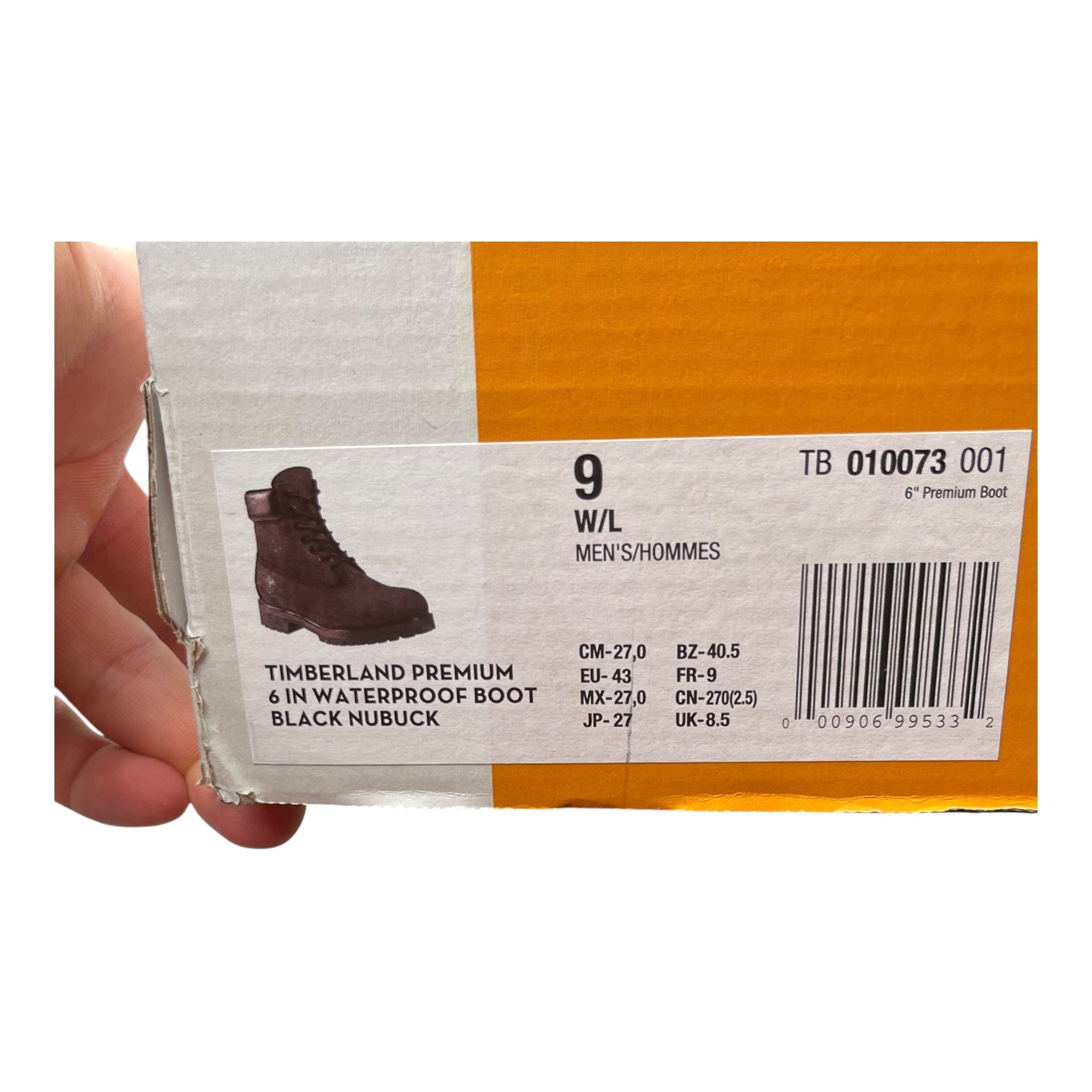 Timberland 6 Inch Classic Boots Schwarz (42.5EU)