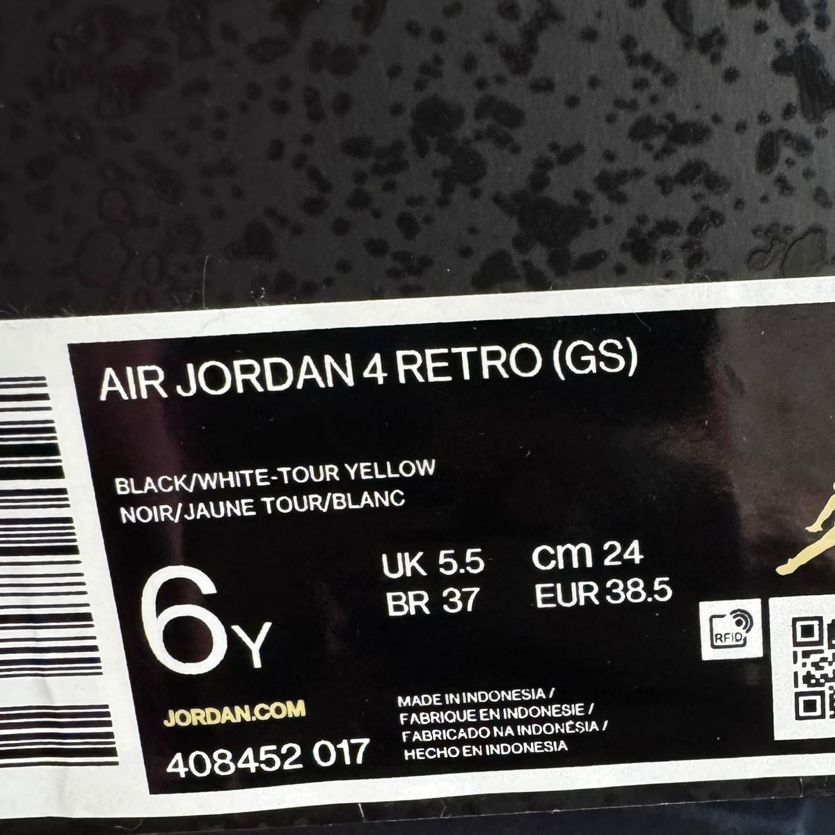 Jordan 4 Yellow Thunder (38.5EU)