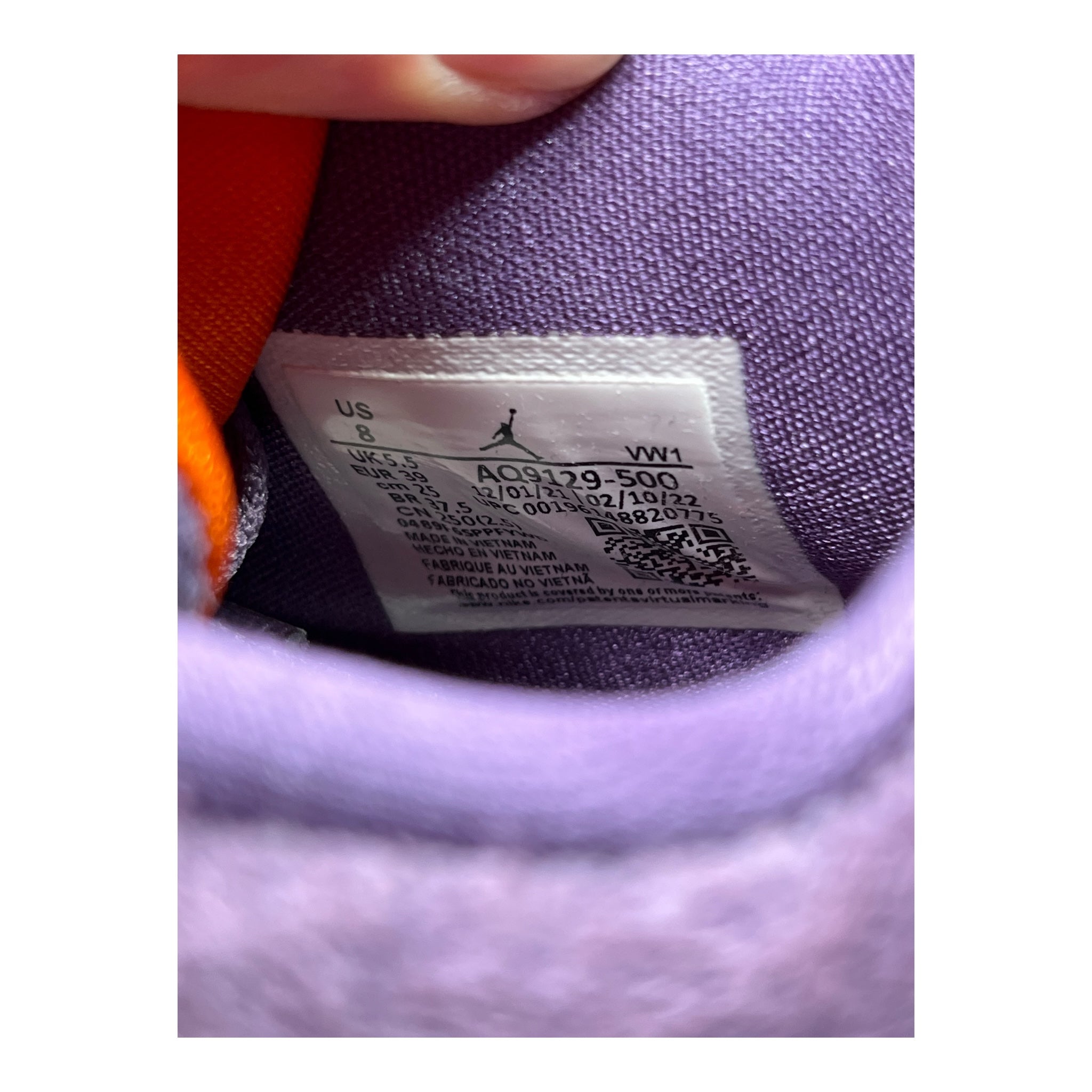 Jordan 4 Retro Canyon Purple (39EU)