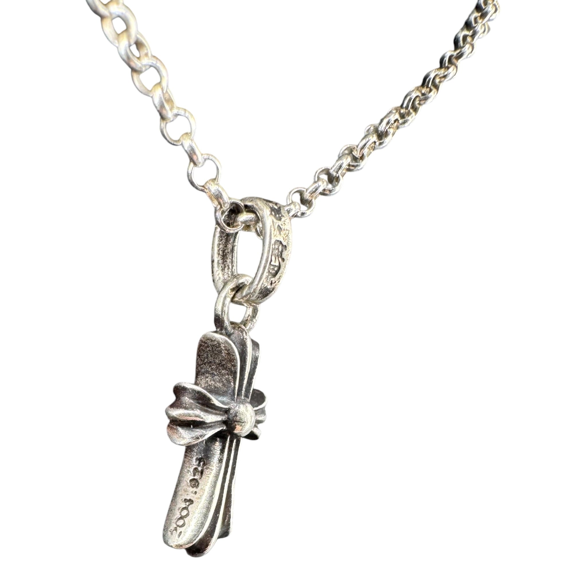 Chaîne et Pendentif Baby Fat Chrome Hearts Argent 925