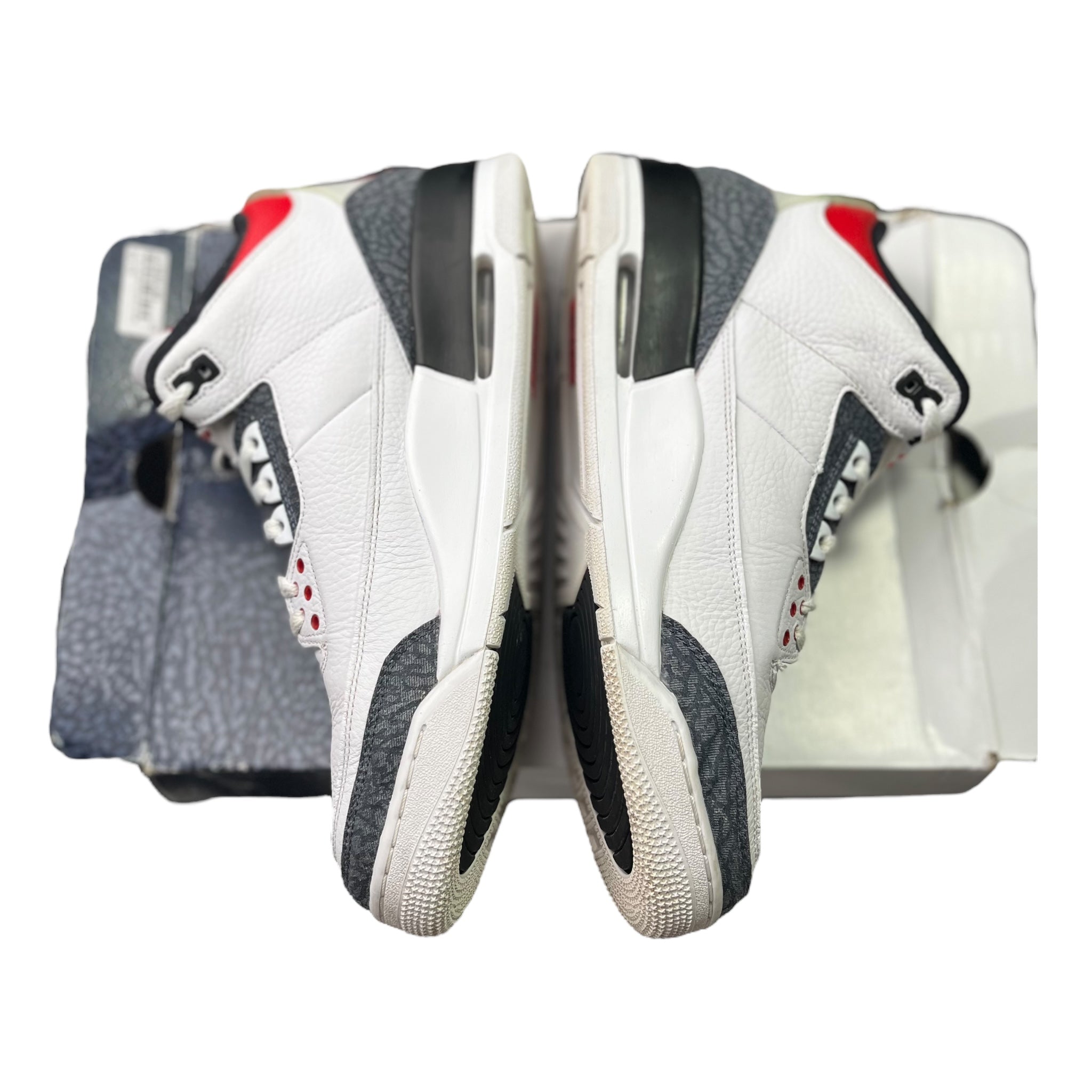 Jordan 3 Retro Fire Red Denim (46EU)