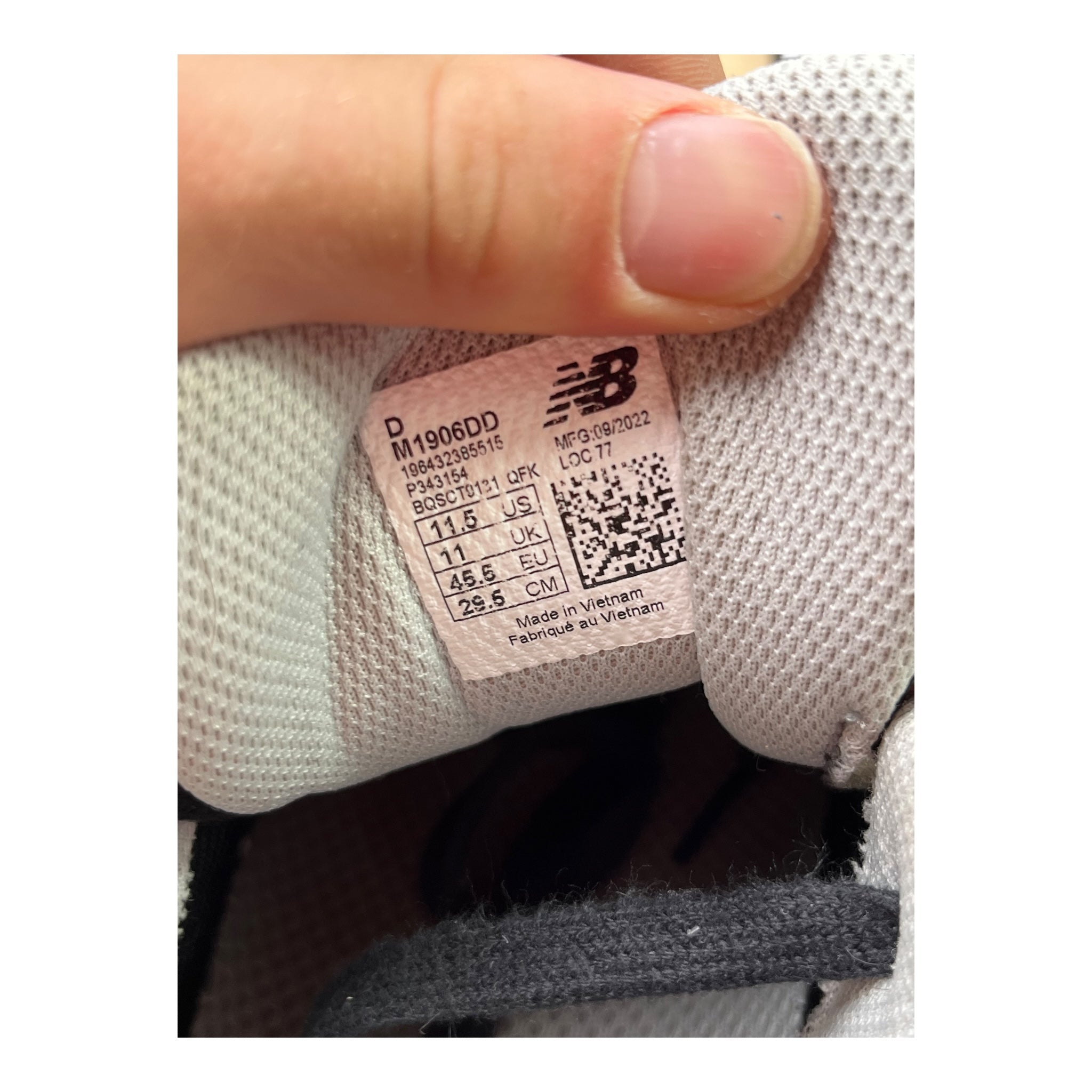 New Balance 1906D Schutzpaket Schwarz (45.5EU)