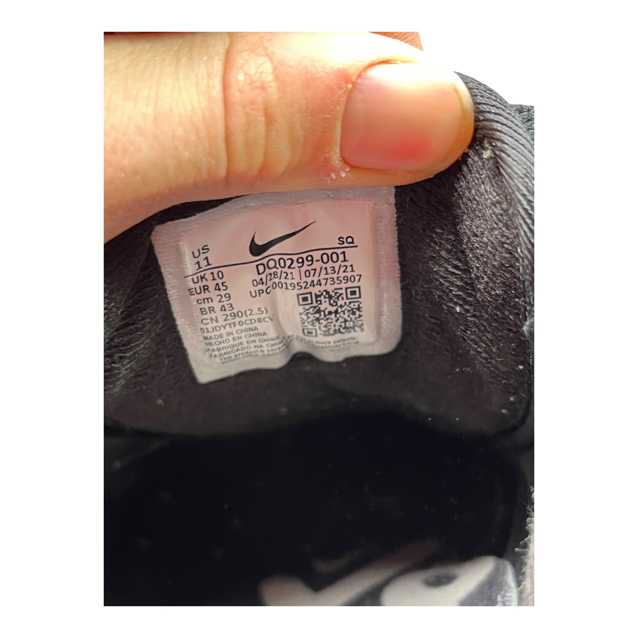 Nike Air Max 1 Patta Waves Black (45EU)