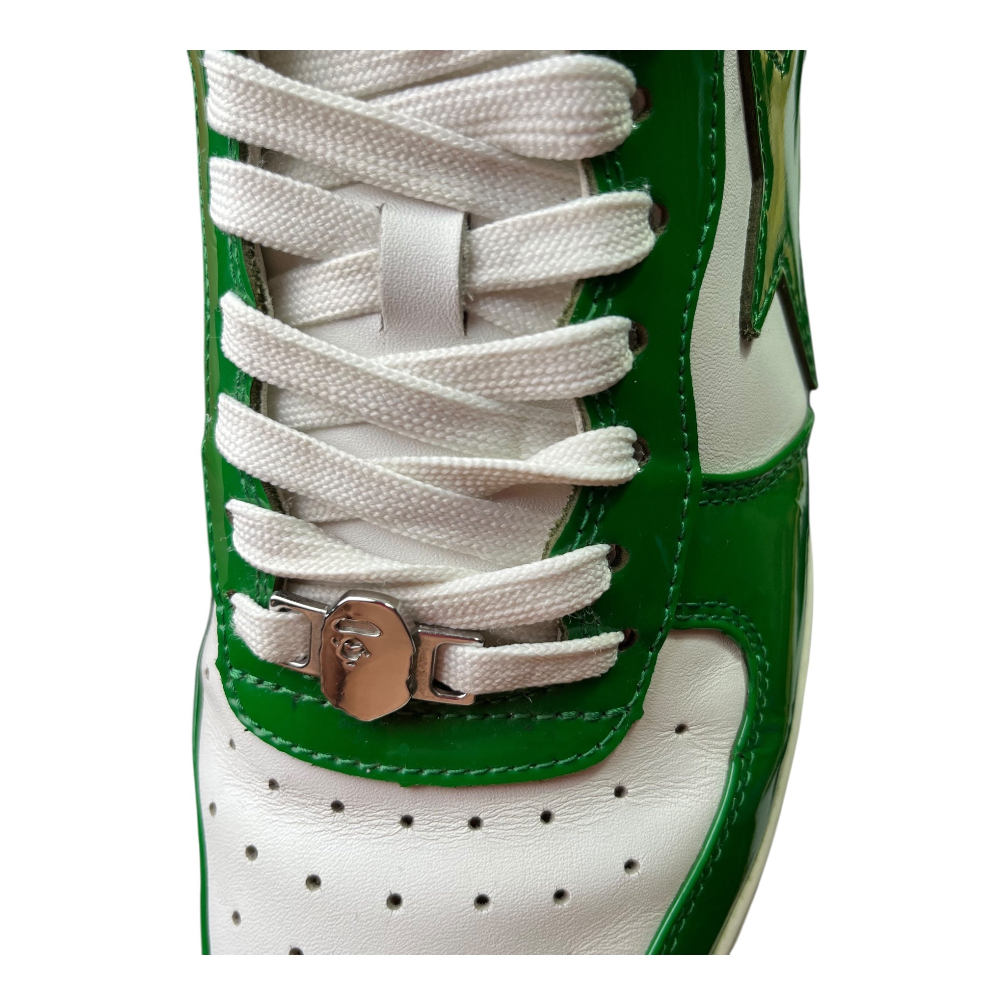 A Bathing Ape Bape Sta White Green (43EU)
