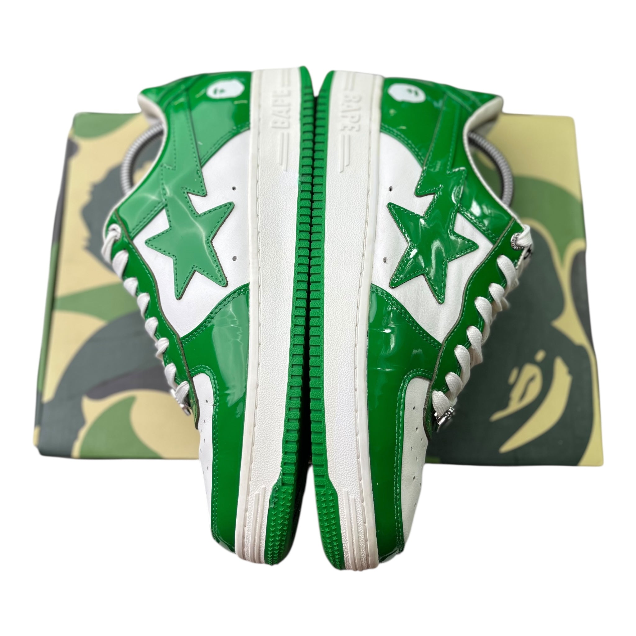 A Bathing Ape Bape Sta White Green (43EU)