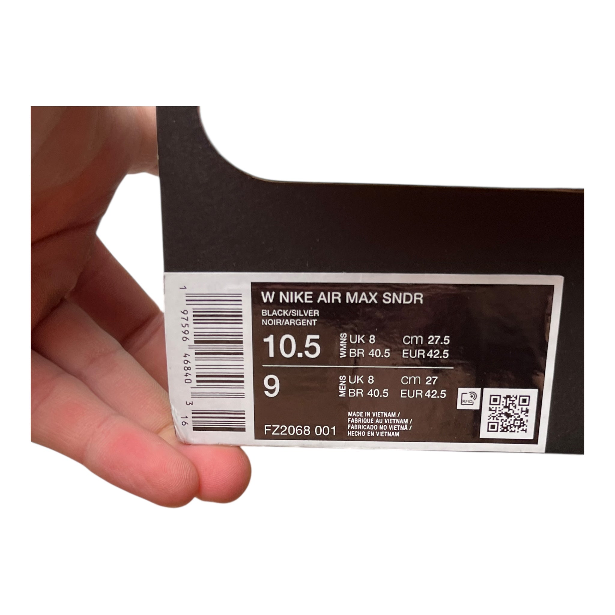 Nike Air Max Sunder Black (42.5EU)