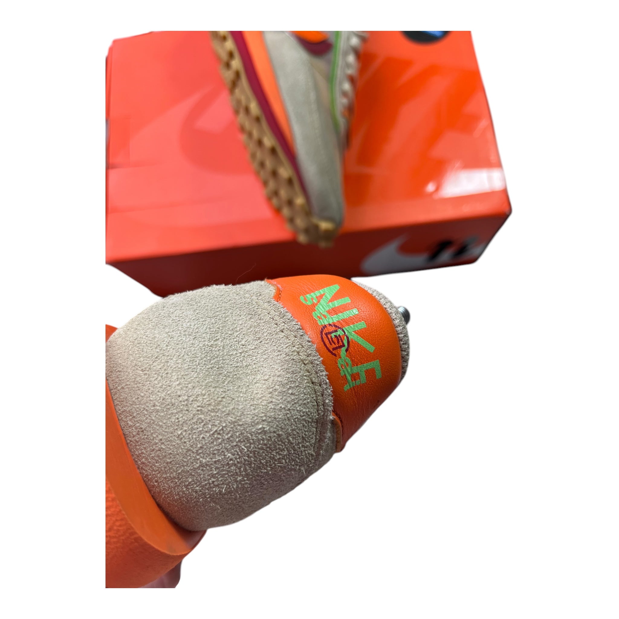 Nike LD Waffle Sacai Clot Net Orange Blaze (42EU)