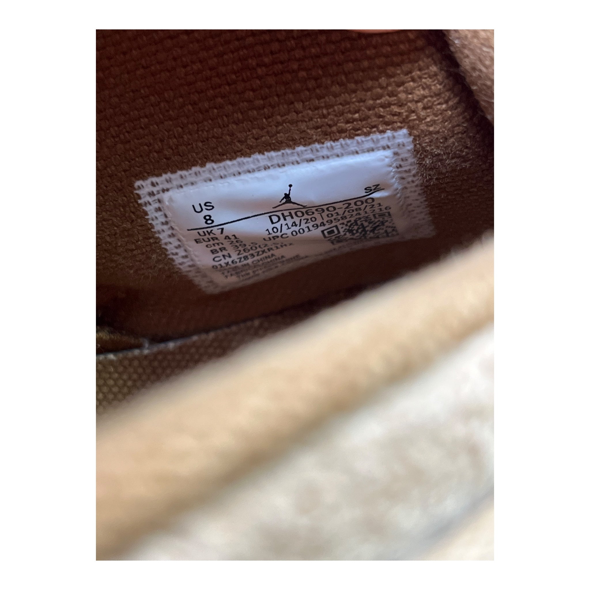 Jordan 6 Retro Travis Scott British Kaki (41EU)