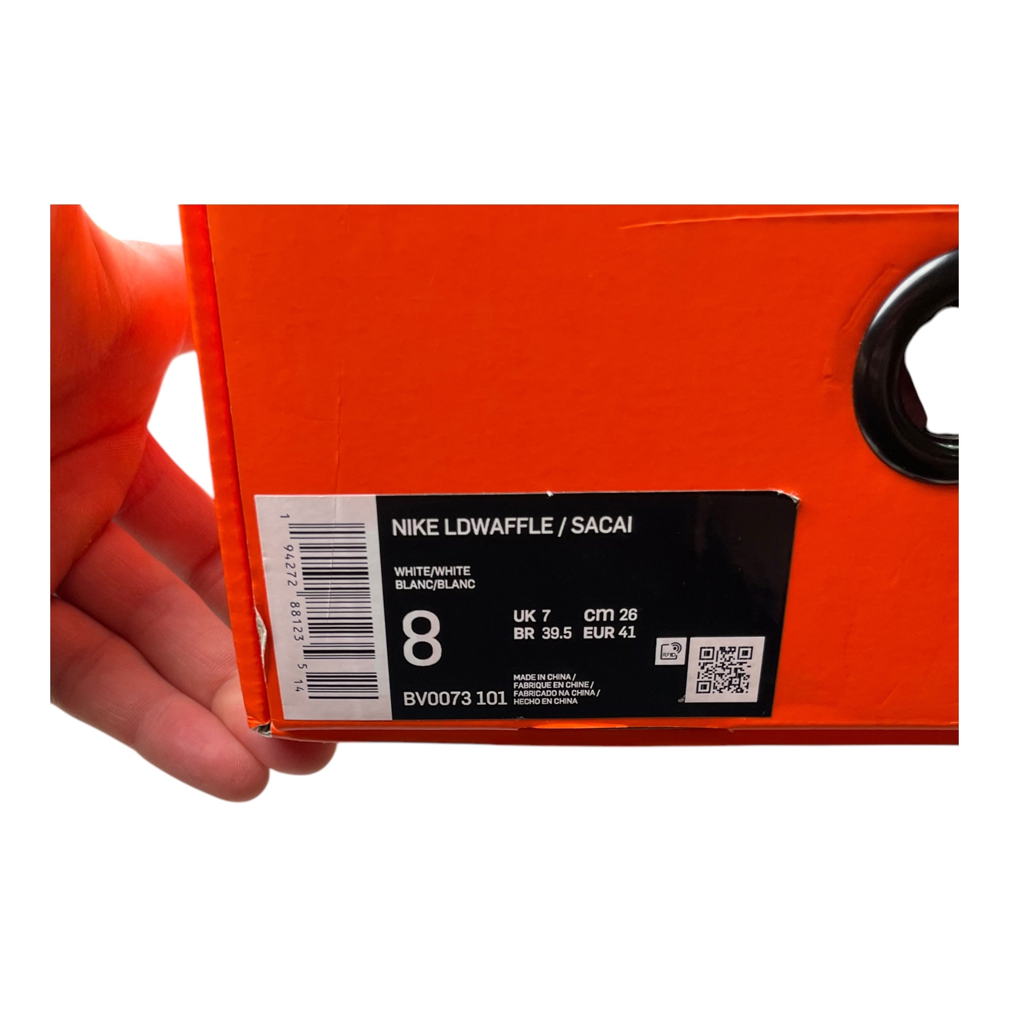 Nike LD Waffle Sacai Clot Net Orange Blaze (41EU)