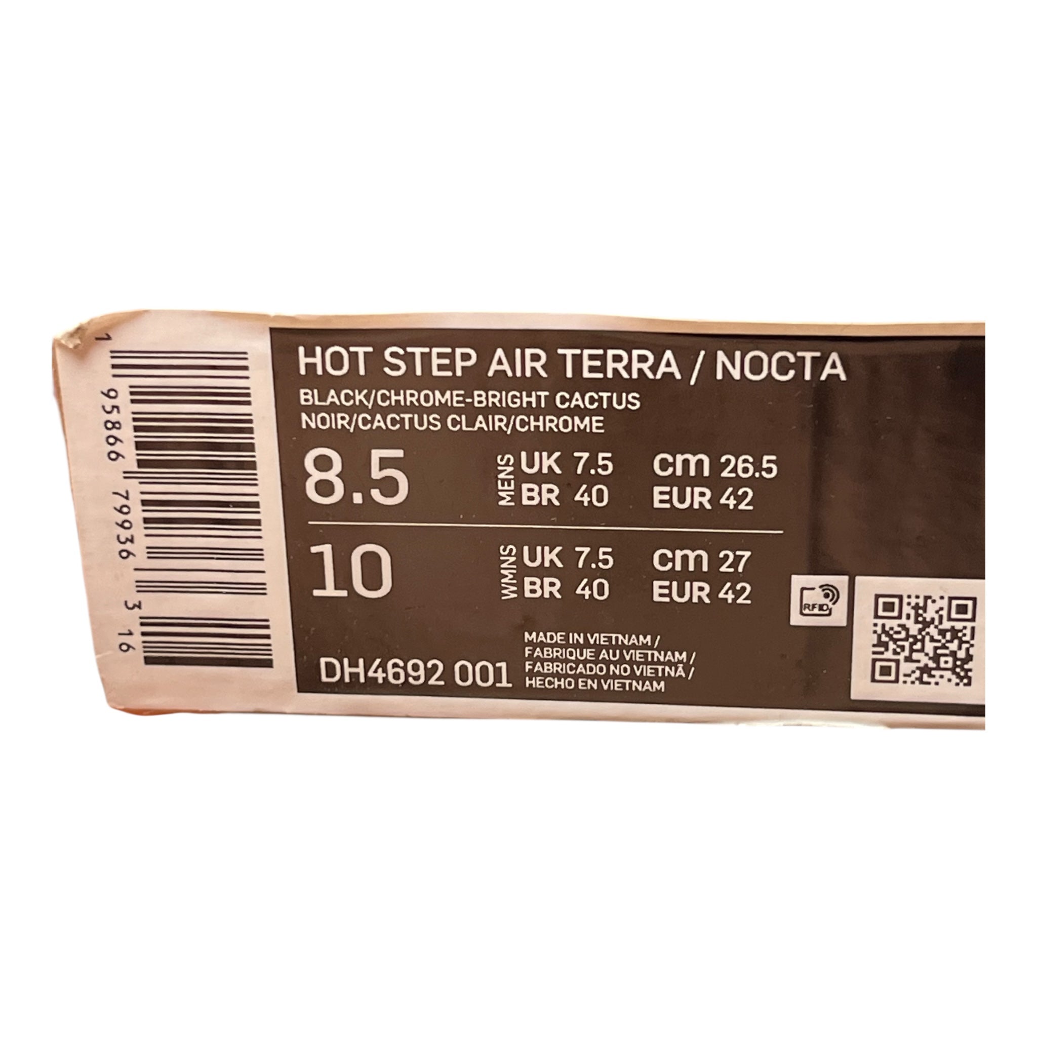 Nike Hot Step Air Terra Drake NOCTA Black (42EU)