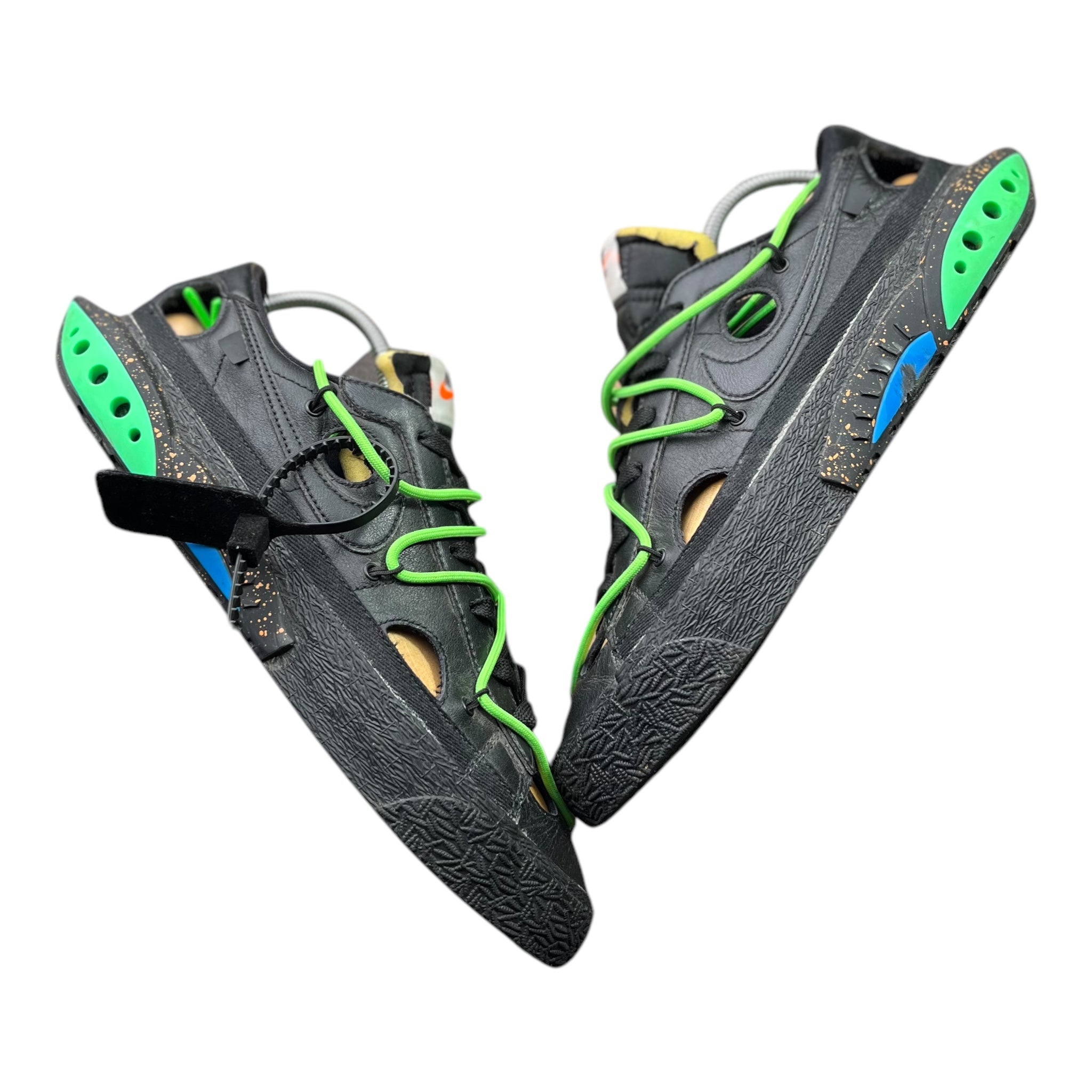 Nike Blazer Low Off-White Black Green (42EU)