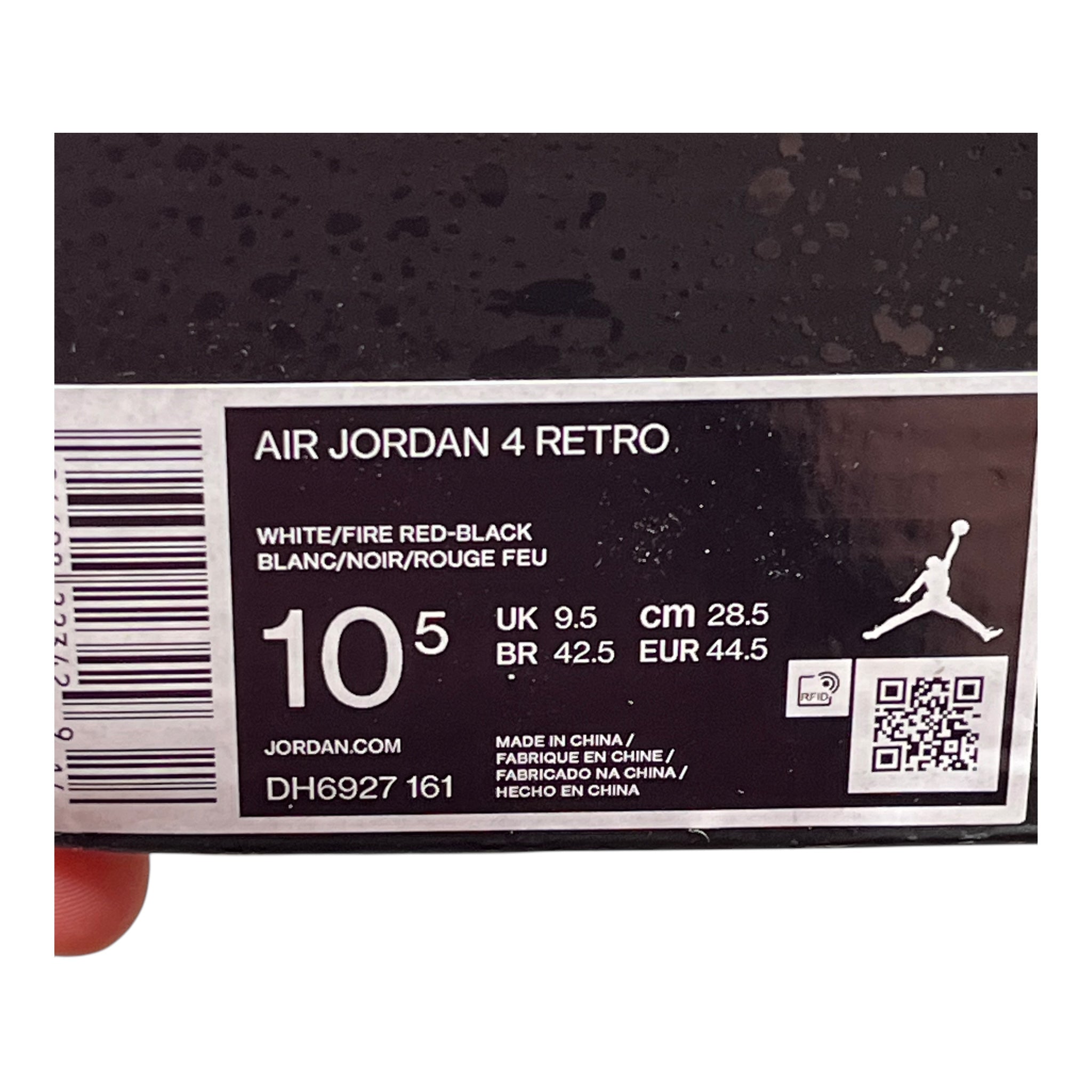 Jordan 4 Retro Red Cement (44.5EU)