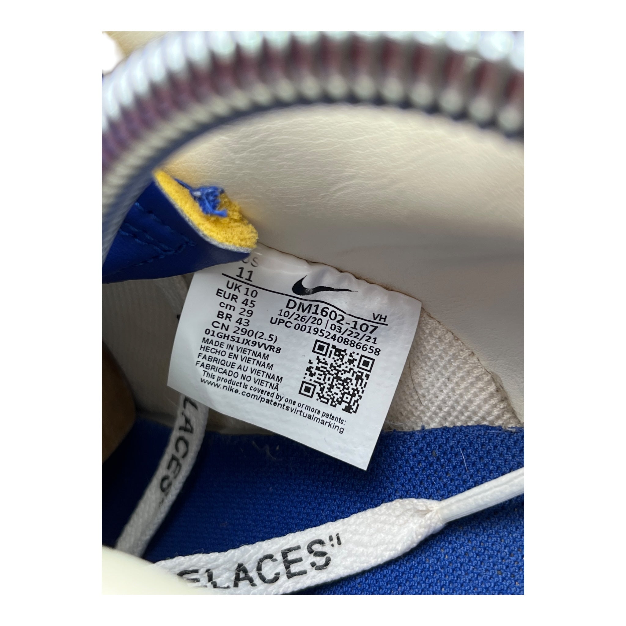 Nike Dunk Low Off-White Lot 48 (45EU)