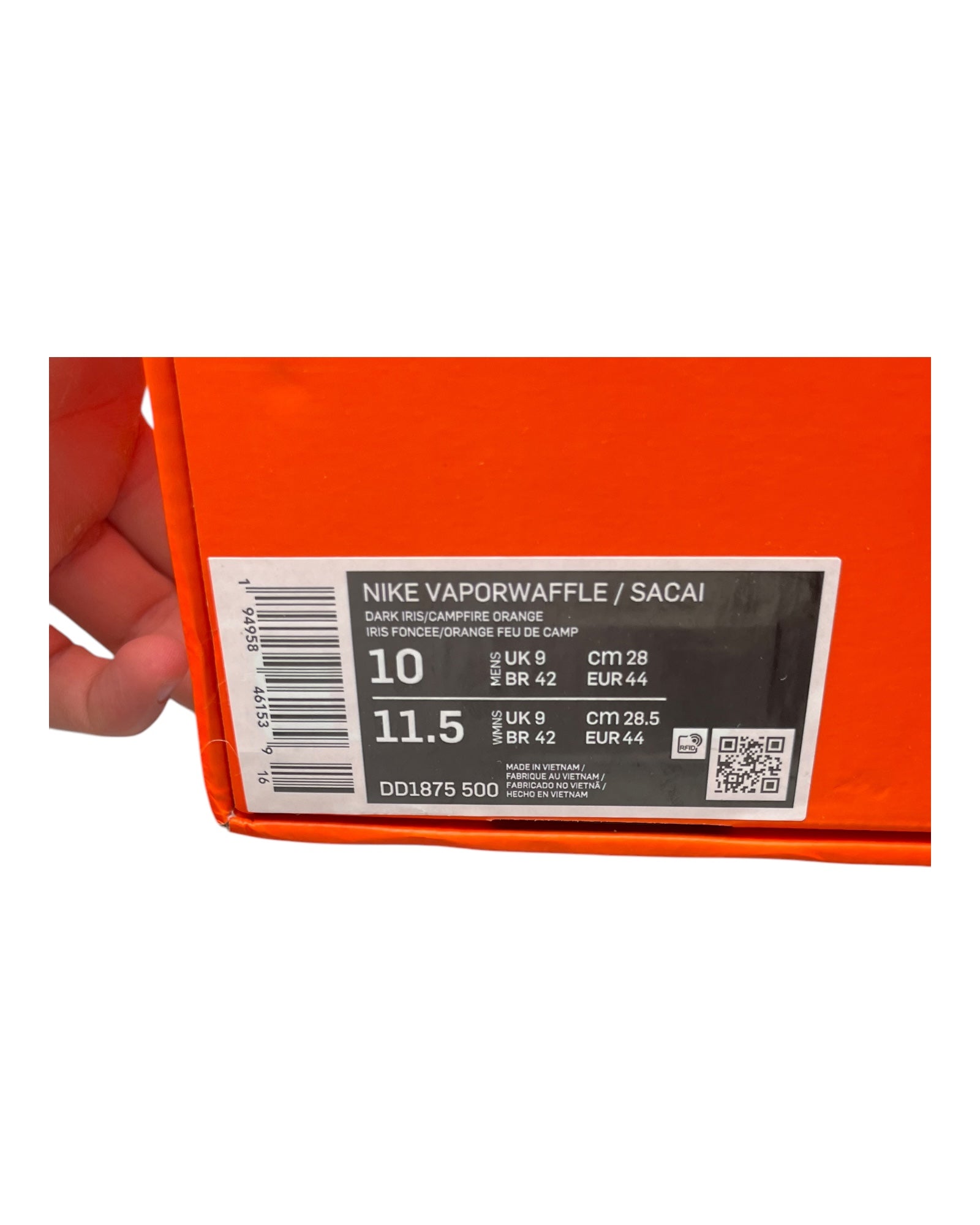 Nike Vaporwaffle Sacai Dark Iris (44EU)
